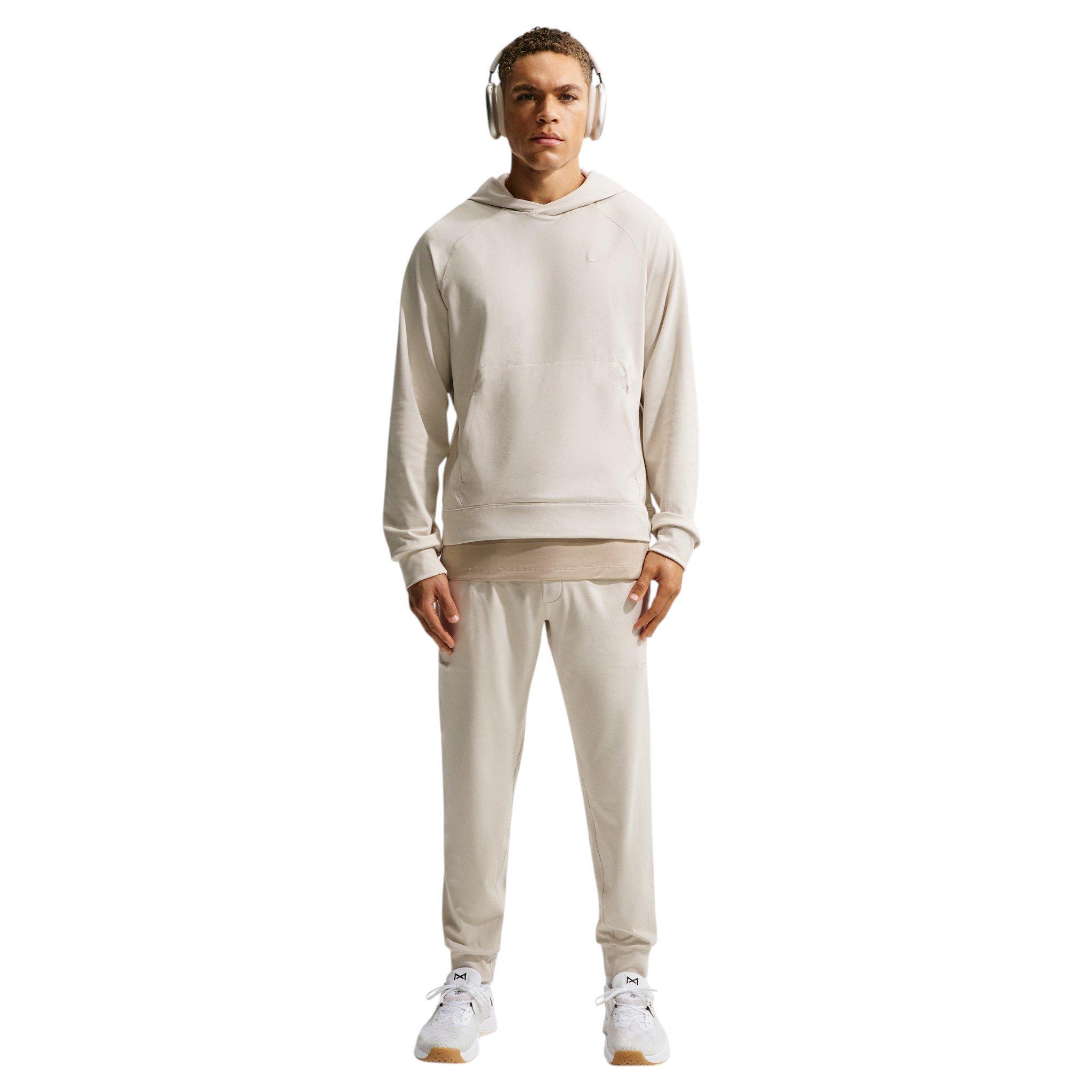Nike Men's Primary NanoKnit Dri-FIT UV Protection Performance Joggers - LT BROWN Thumbnail View 4