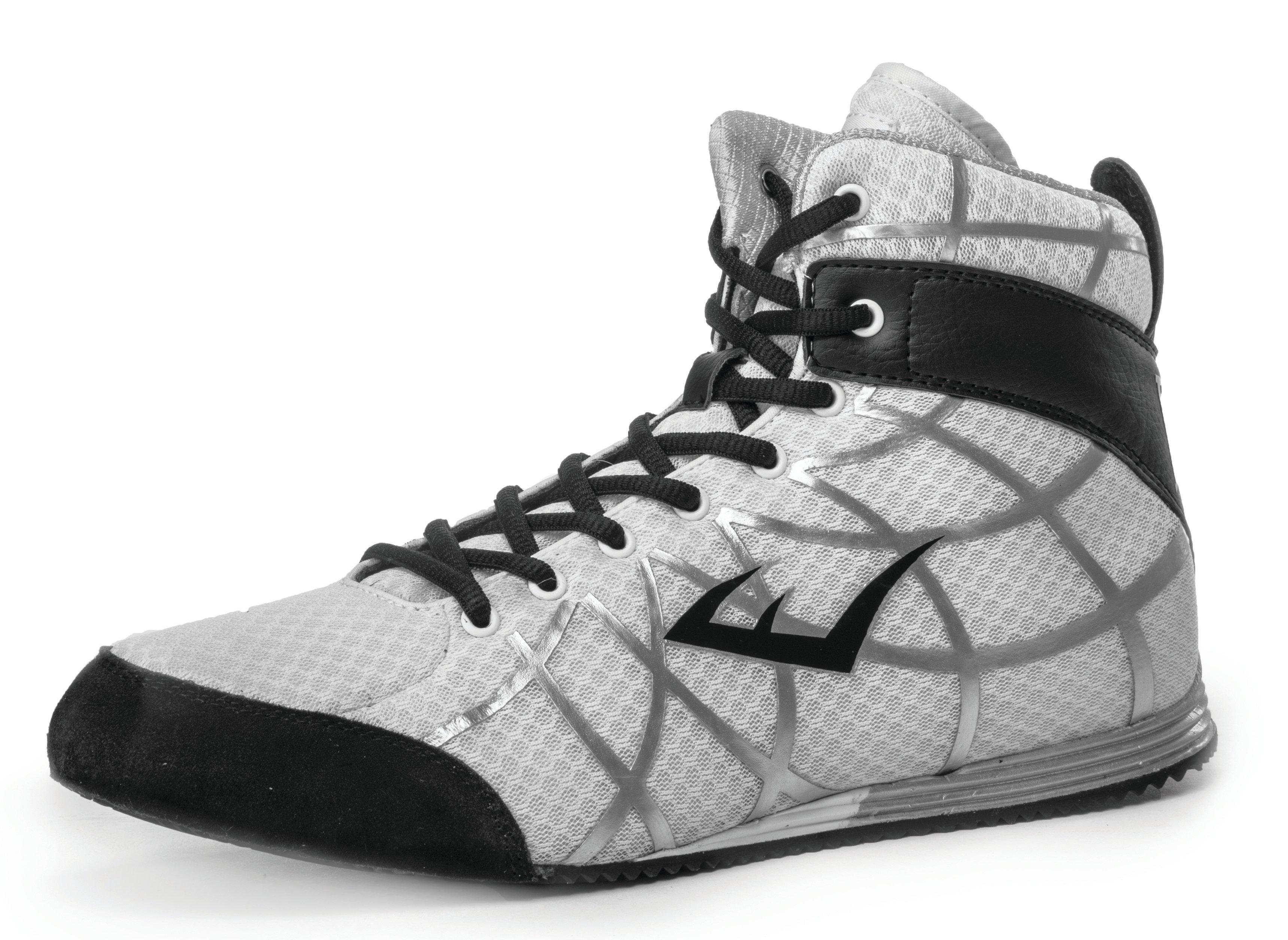 Grid Low Boxing Shoes-White