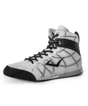 over Tweet contrast Everlast Grid Low Top Boxing Shoes-White