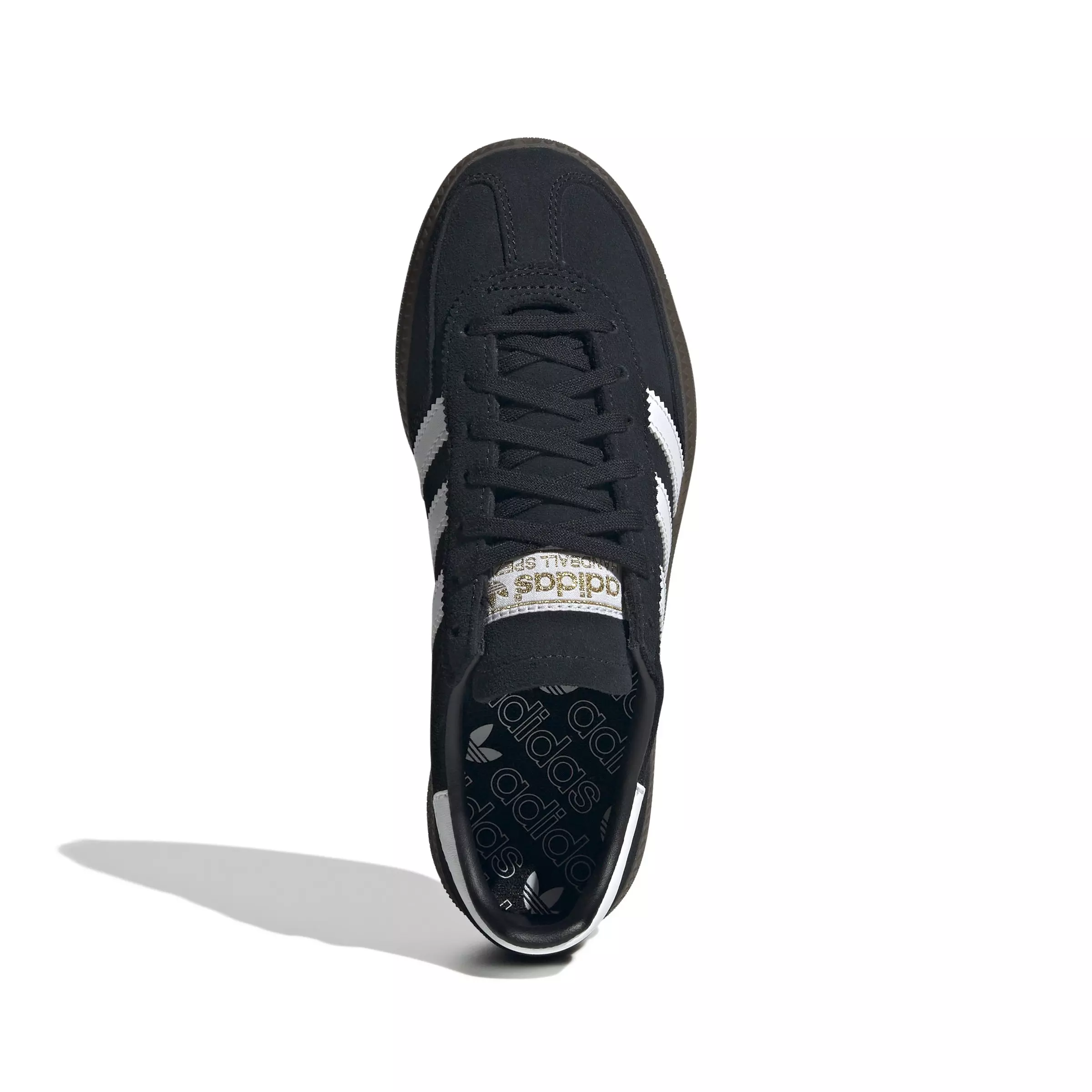 adidas Originals Handball Spezial "Core Black/Ftwr White/Gum 5" Grade School Boys' Shoe - BLACK/WHITE/GUM