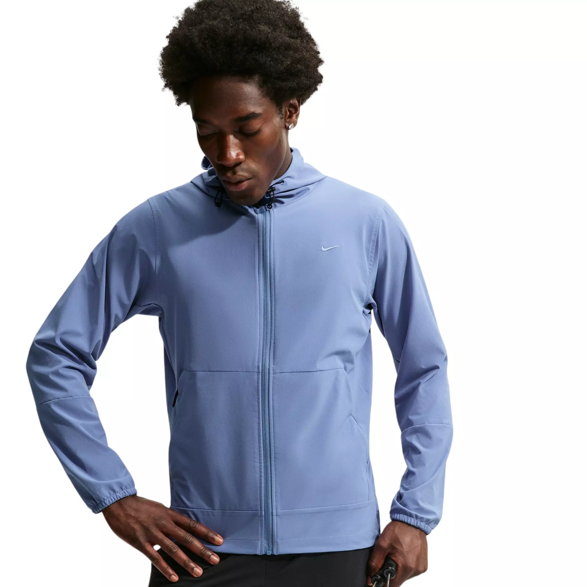 Nike Men's Unlimited Repel Hooded Versatile Jacket - Indigo Storm/Black/Indigo Storm - INDIGO/BLACK/INDIGO