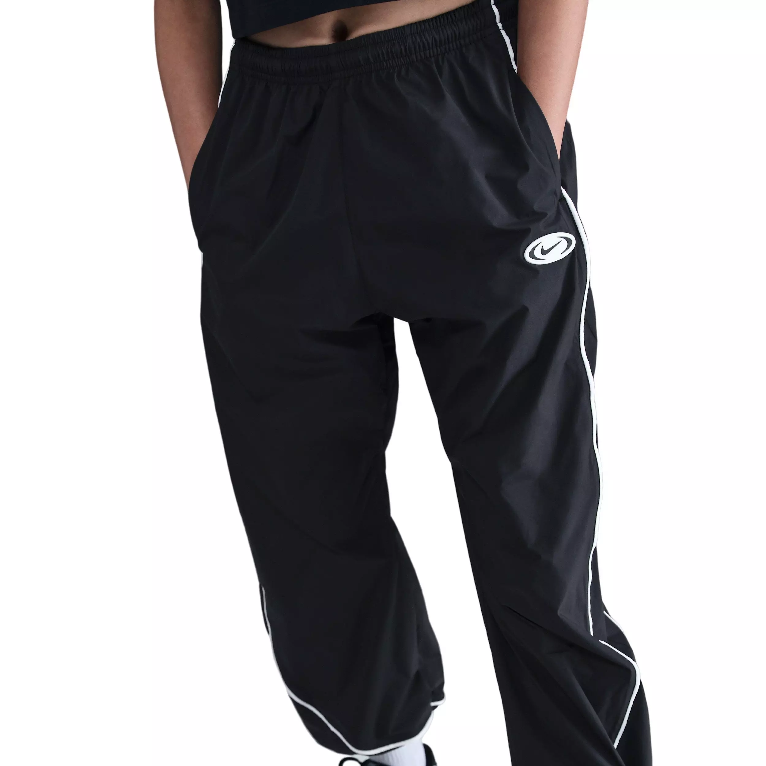 Nike Big Girls' Sportswear Track Pants - Black - BLACK