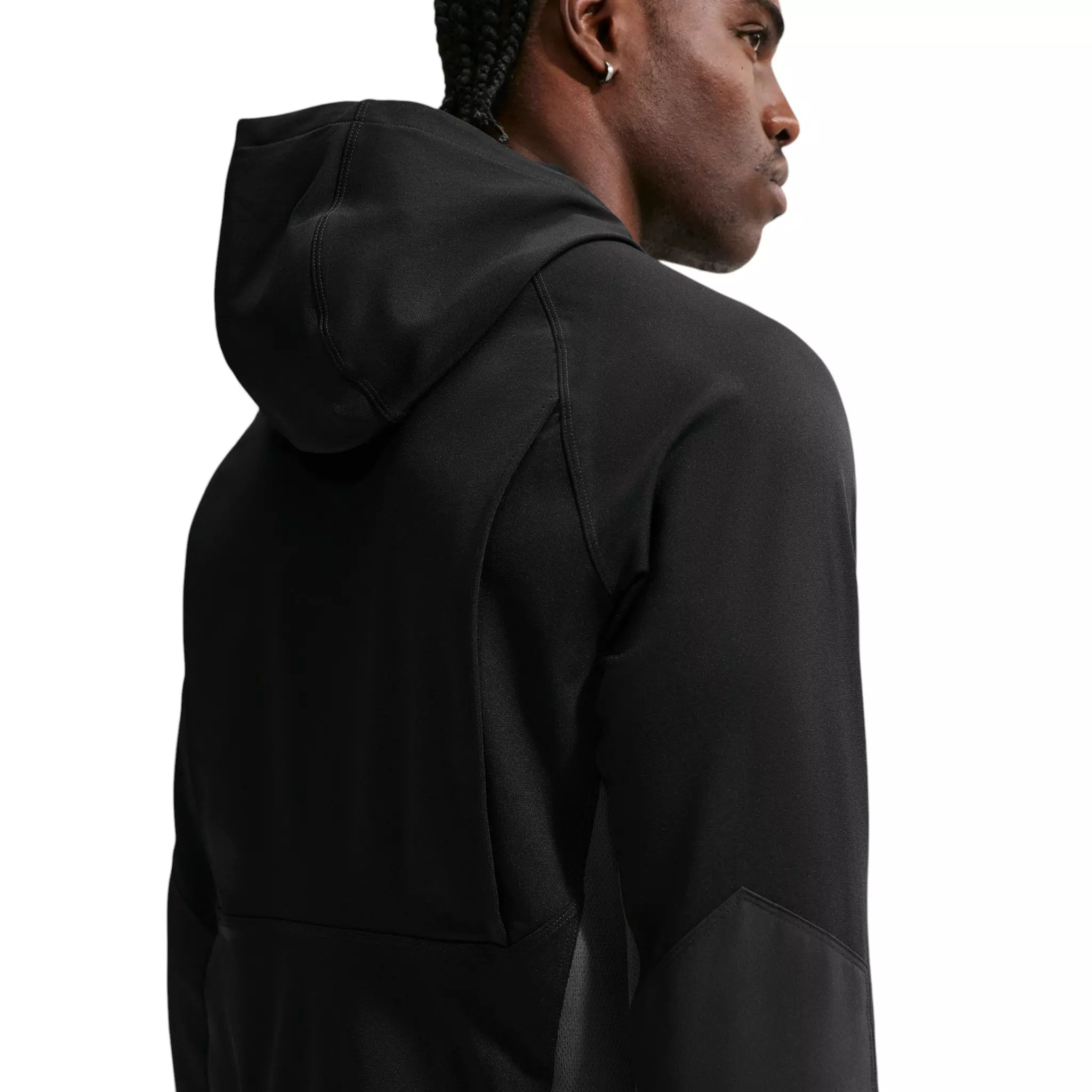 Nike Men's Pro Dri-FIT Mid-Layer Training Top - Black/Hyper Pink - BLACK/PINK