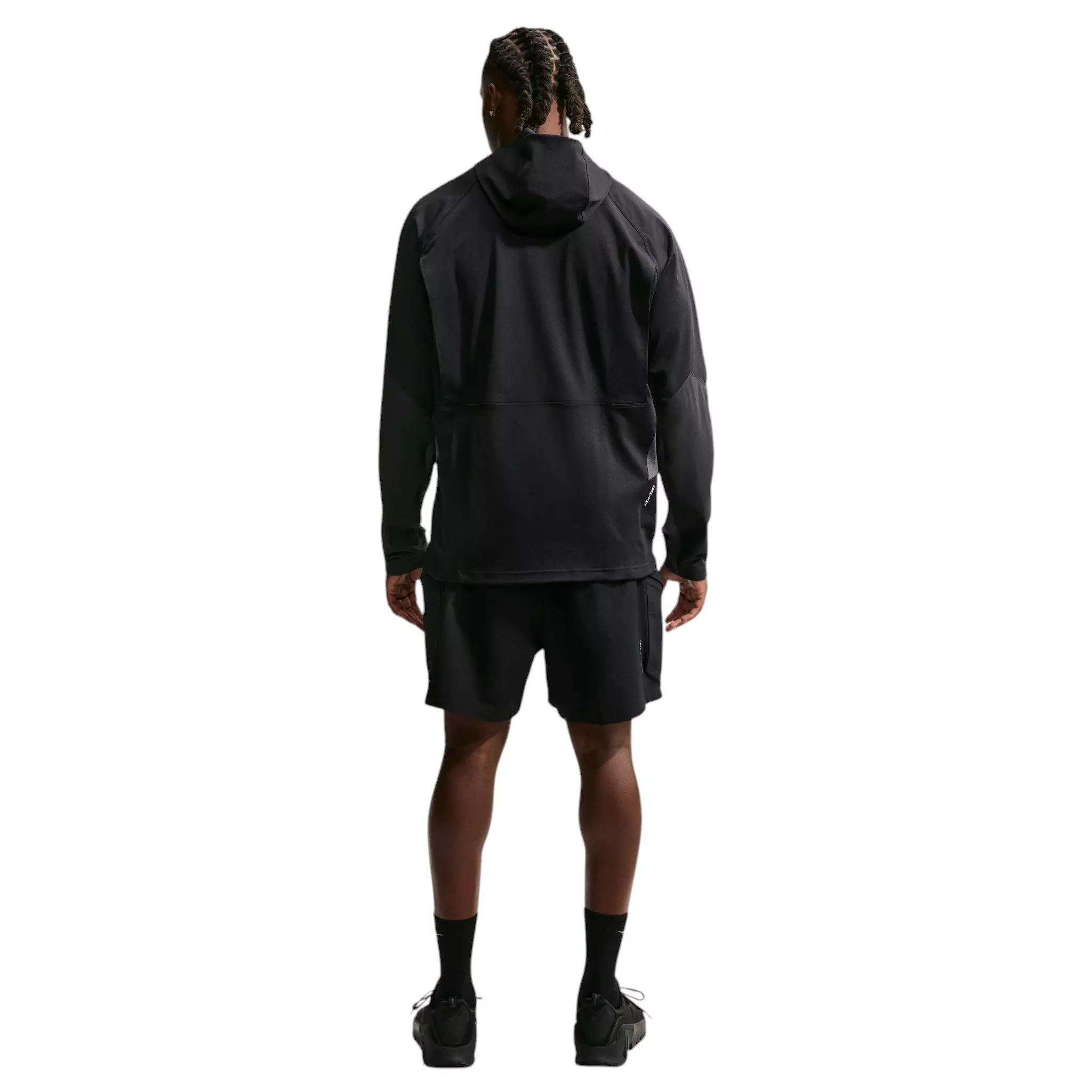 Nike Men's Pro Dri-FIT Mid-Layer Training Top - Black/Hyper Pink - BLACK/PINK