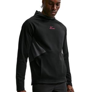 Nike Men's Pro Dri-FIT Mid-Layer Training Top - Black/Hyper Pink - BLACK/PINK