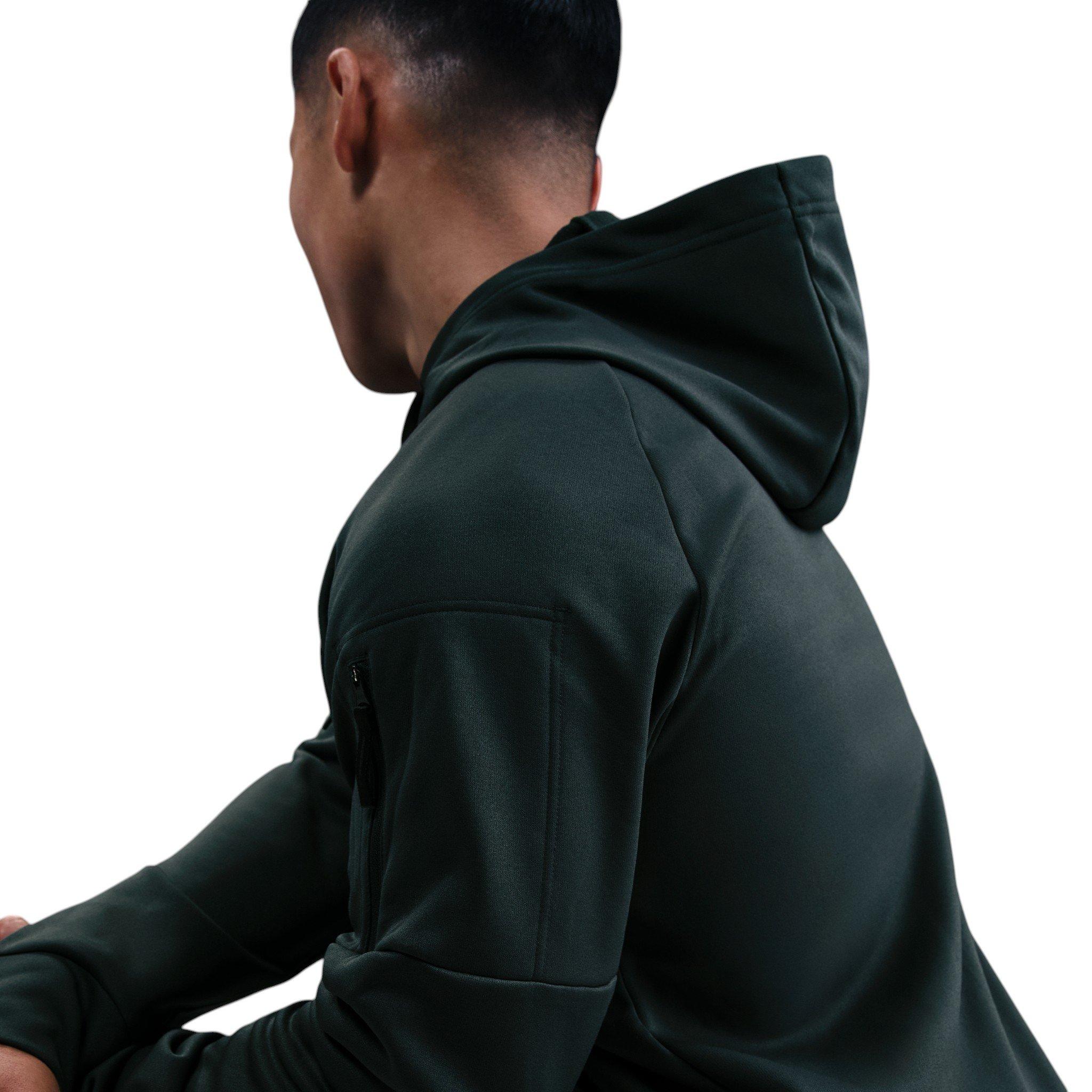 Nike Men's Therma Therma-FIT Full-Zip Fitness Top - GREEN