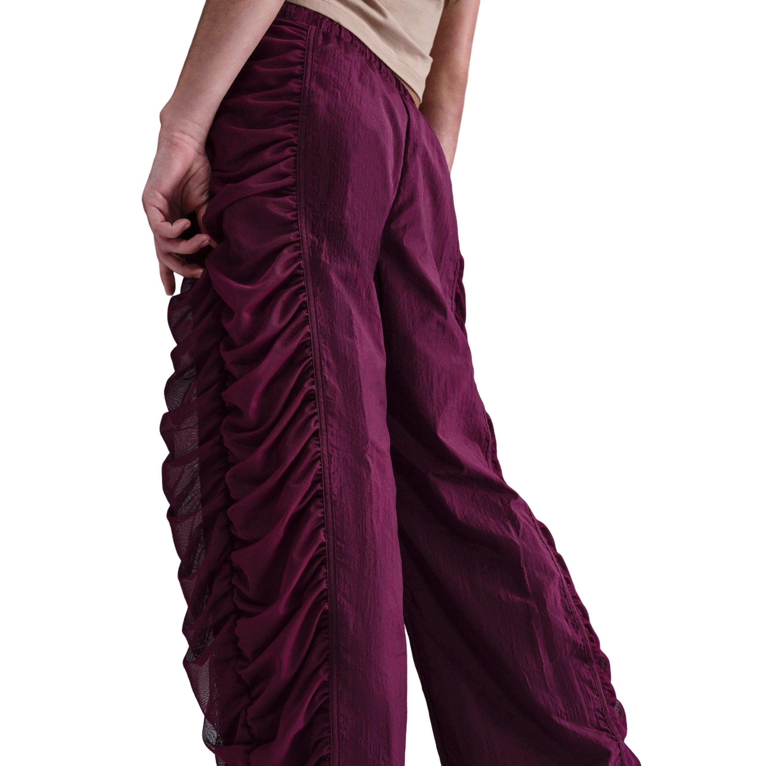 Nike Big Girls Sportswear Woven Dance Pants - Red - RED Thumbnail View 4