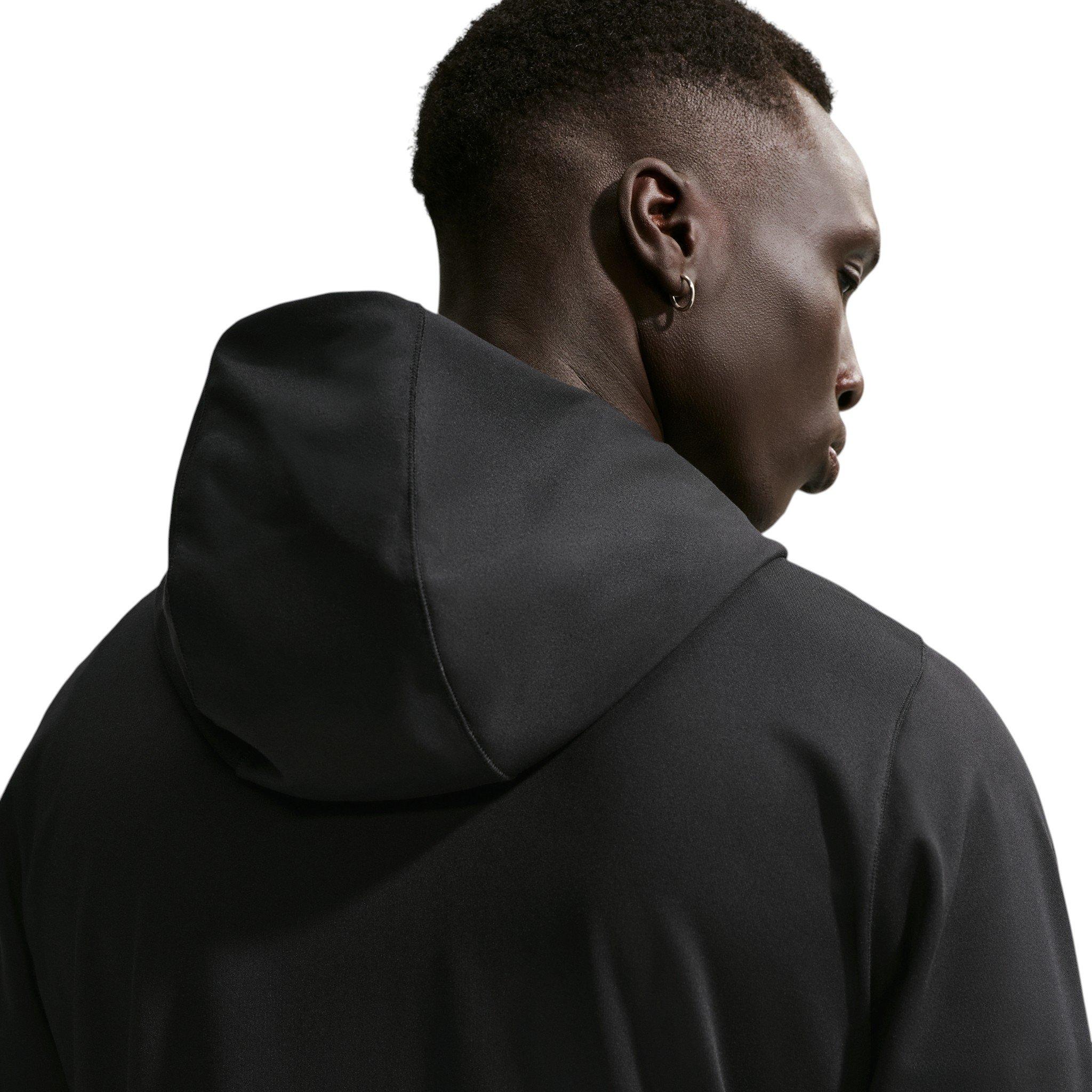 Nike Men's Primary NanoKnit Dri-FIT UV Protection Full-Zip Performance Hoodie - BLACK Thumbnail View 2