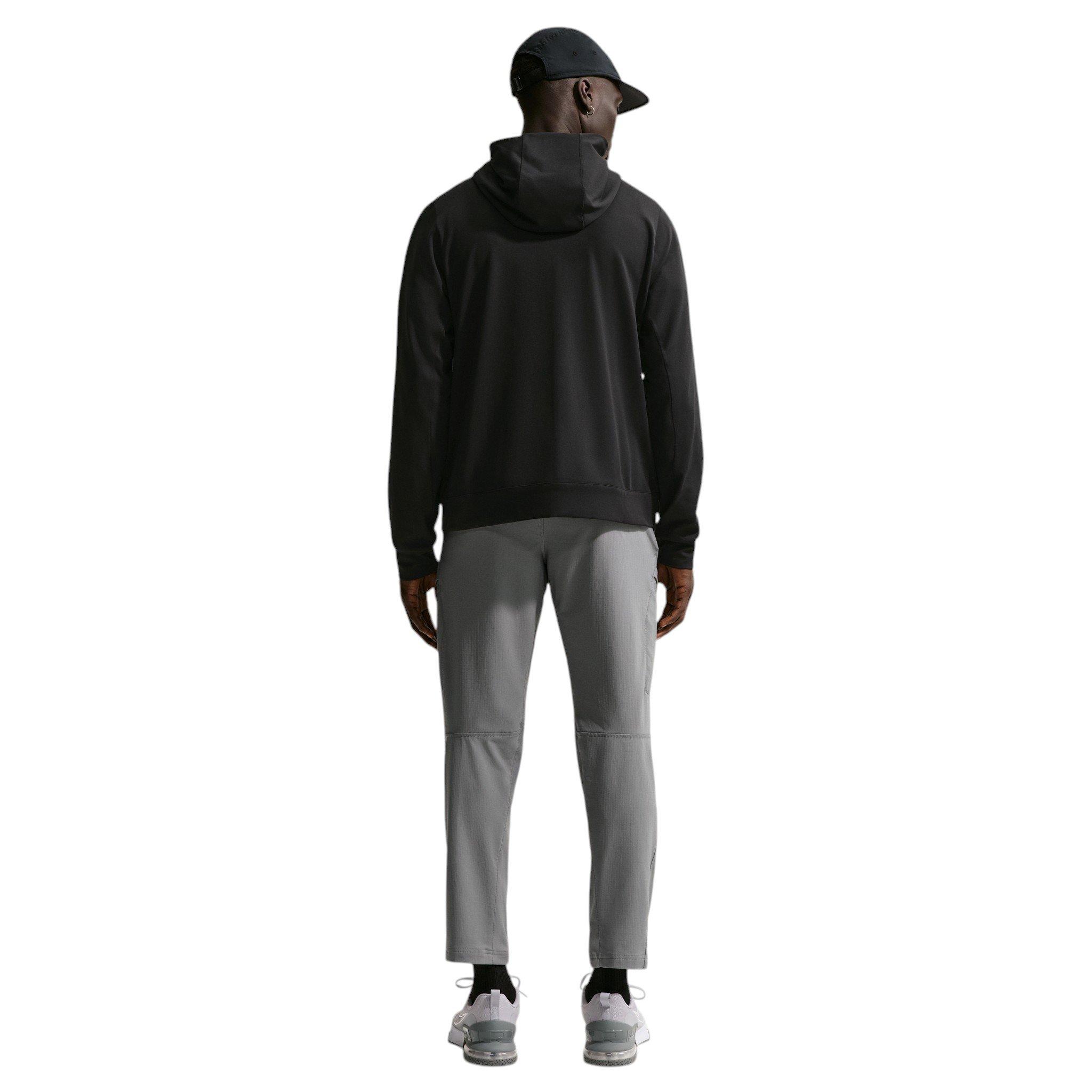 Nike Men's Primary NanoKnit Dri-FIT UV Protection Full-Zip Performance Hoodie - BLACK Thumbnail View 5