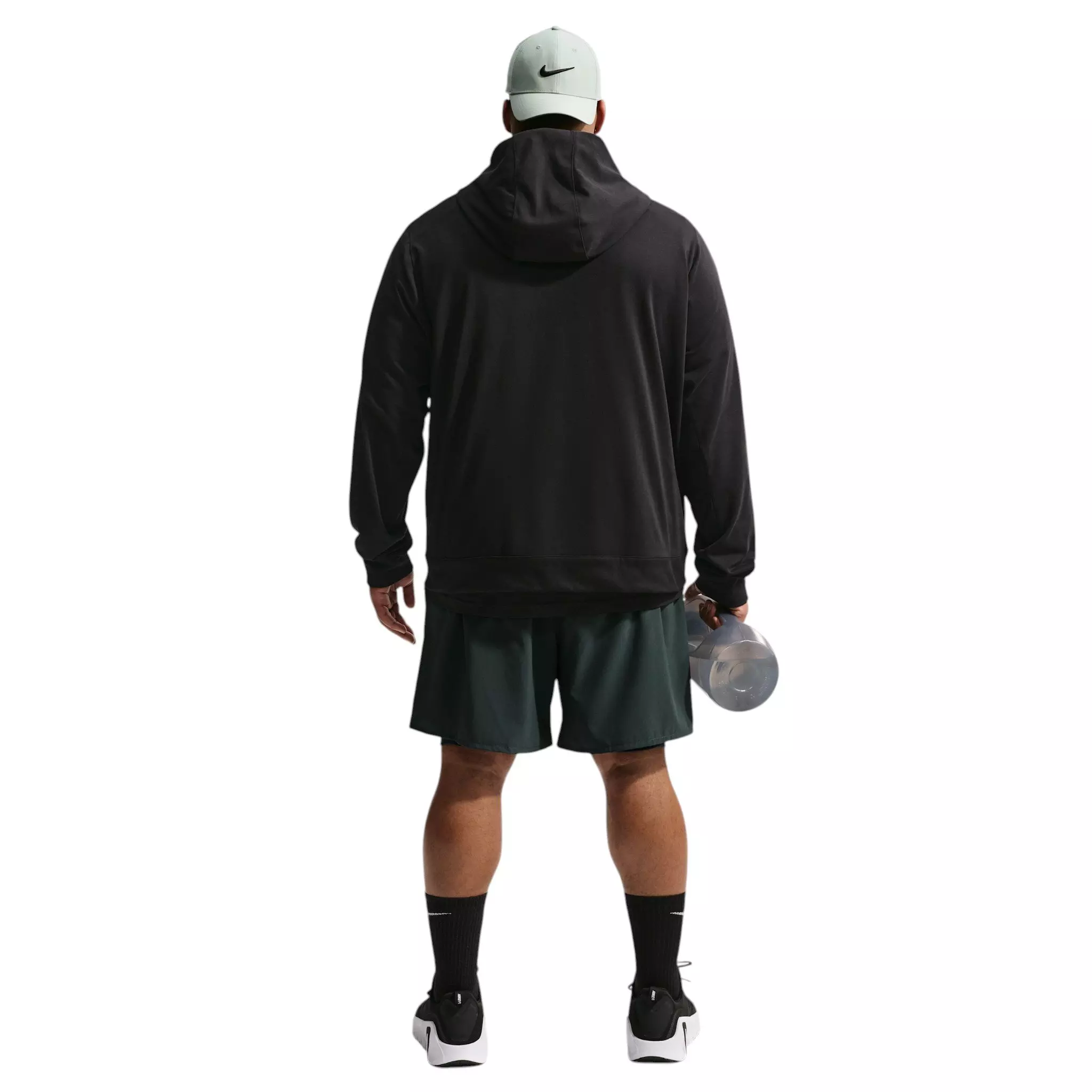 Nike Men's Primary NanoKnit Dri-FIT UV Protection Full-Zip Performance Hoodie - BLACK