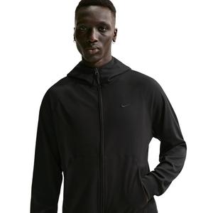 Nike Men's Primary NanoKnit Dri-FIT UV Protection Full-Zip Performance Hoodie - BLACK