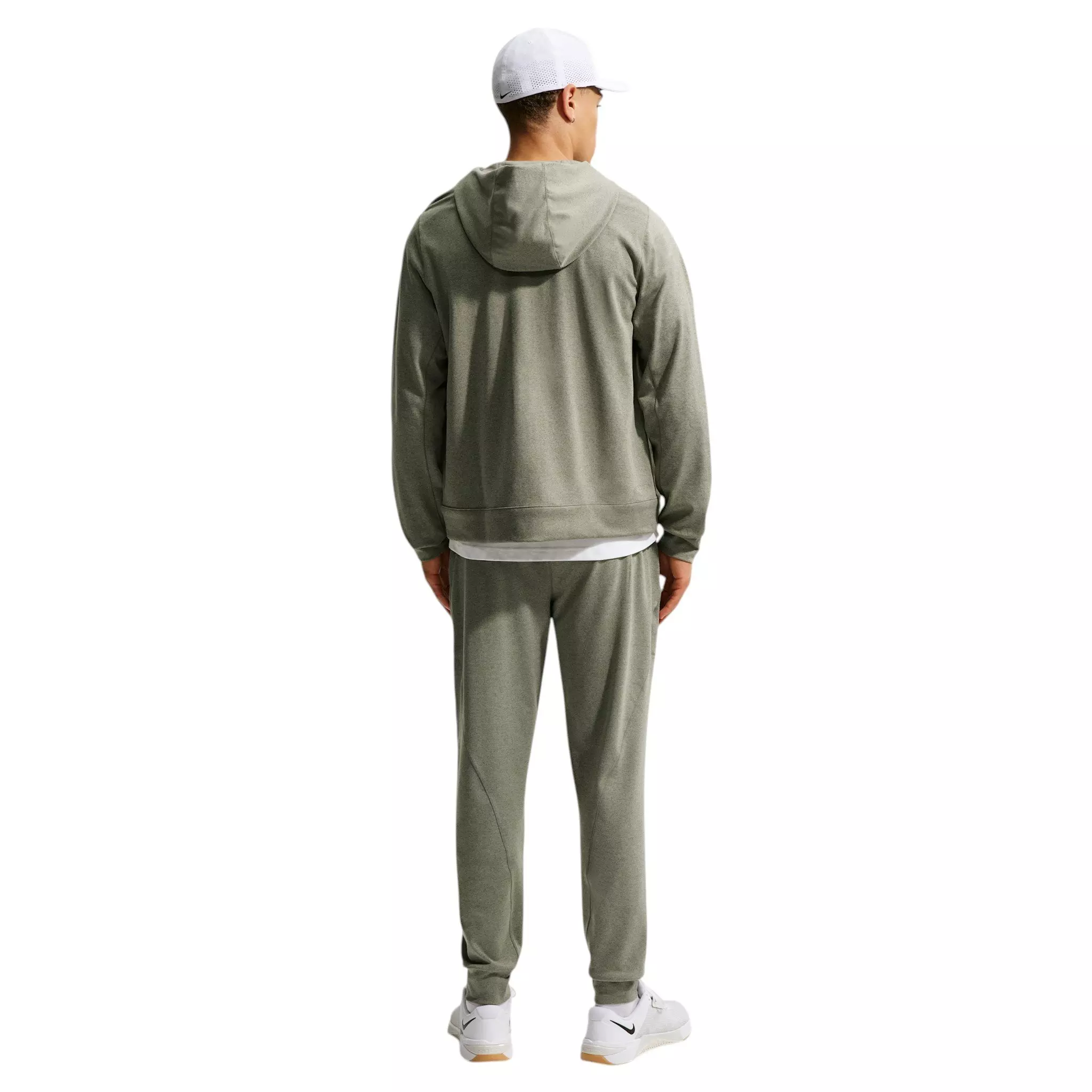 Nike Men's Primary NanoKnit Dri-FIT UV Protection Full-Zip Performance Hoodie - GREEN