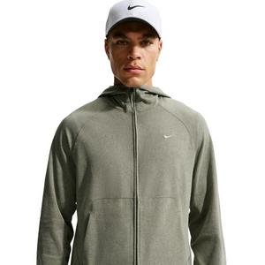 Nike Men's Primary NanoKnit Dri-FIT UV Protection Full-Zip Performance Hoodie - GREEN