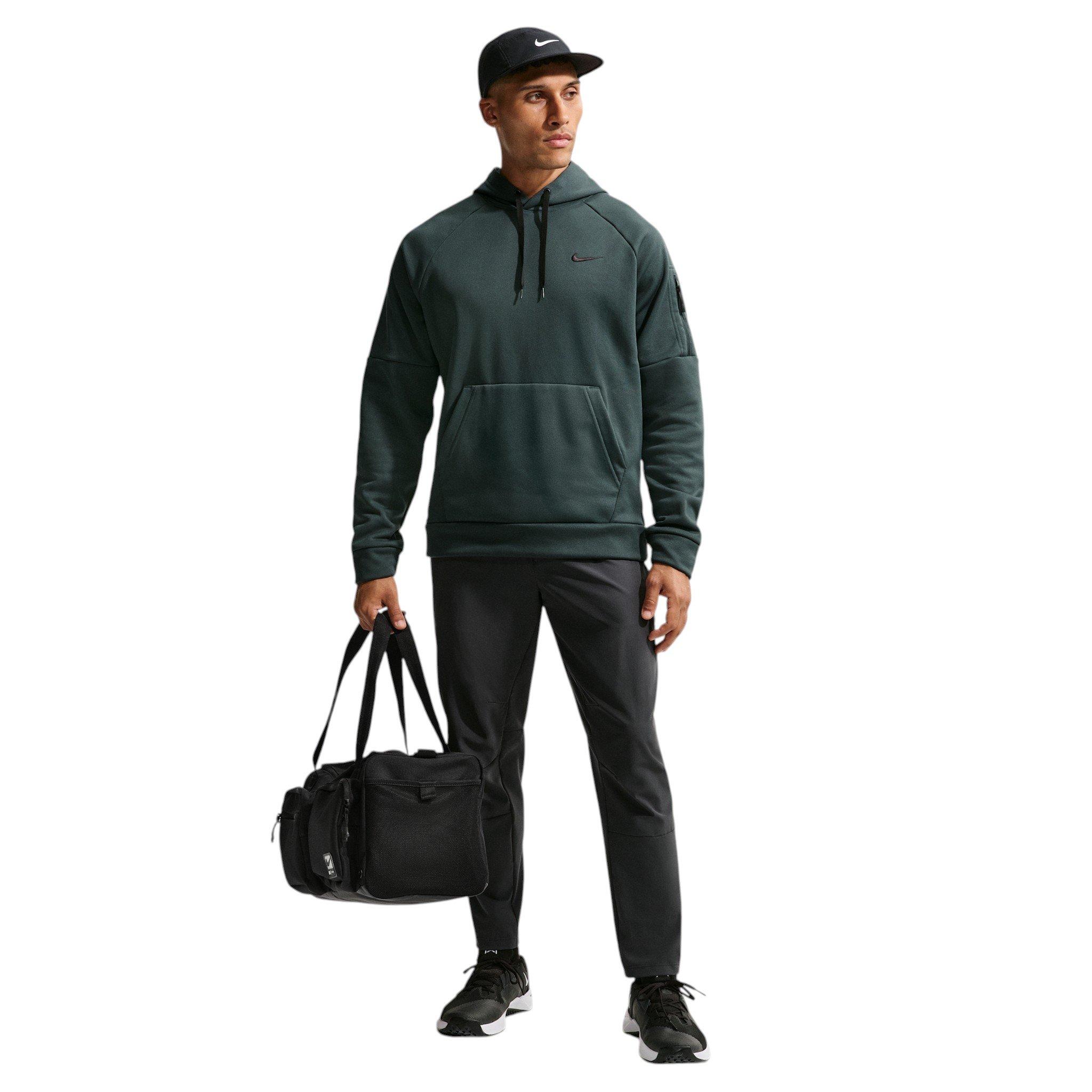 Nike Men's Therma Therma-FIT Hooded Fitness Pullover - GREEN
