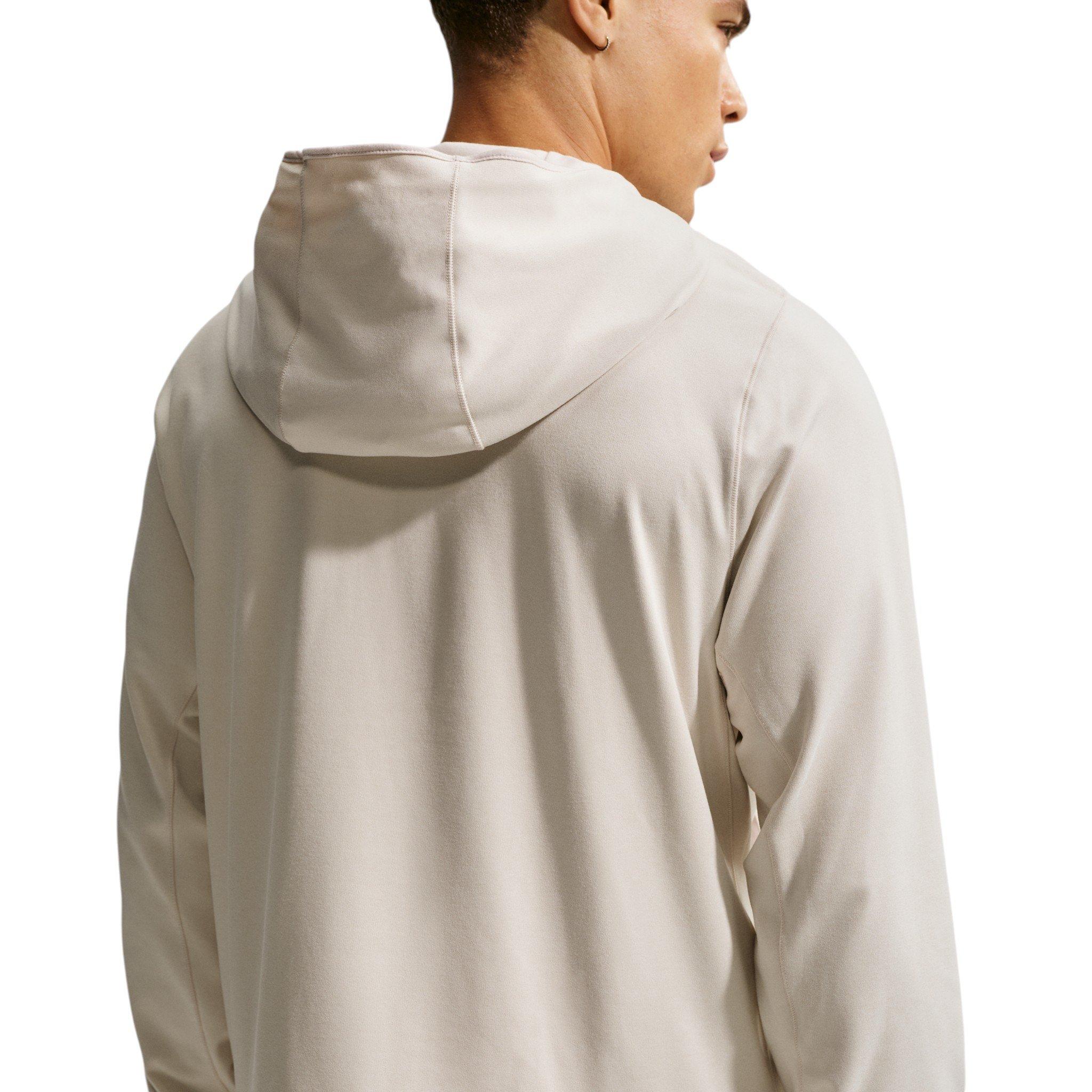 Nike Men's Primary NanoKnit Dri-FIT UV Protection Pullover Performance Hoodie - LT BROWN Thumbnail View 2