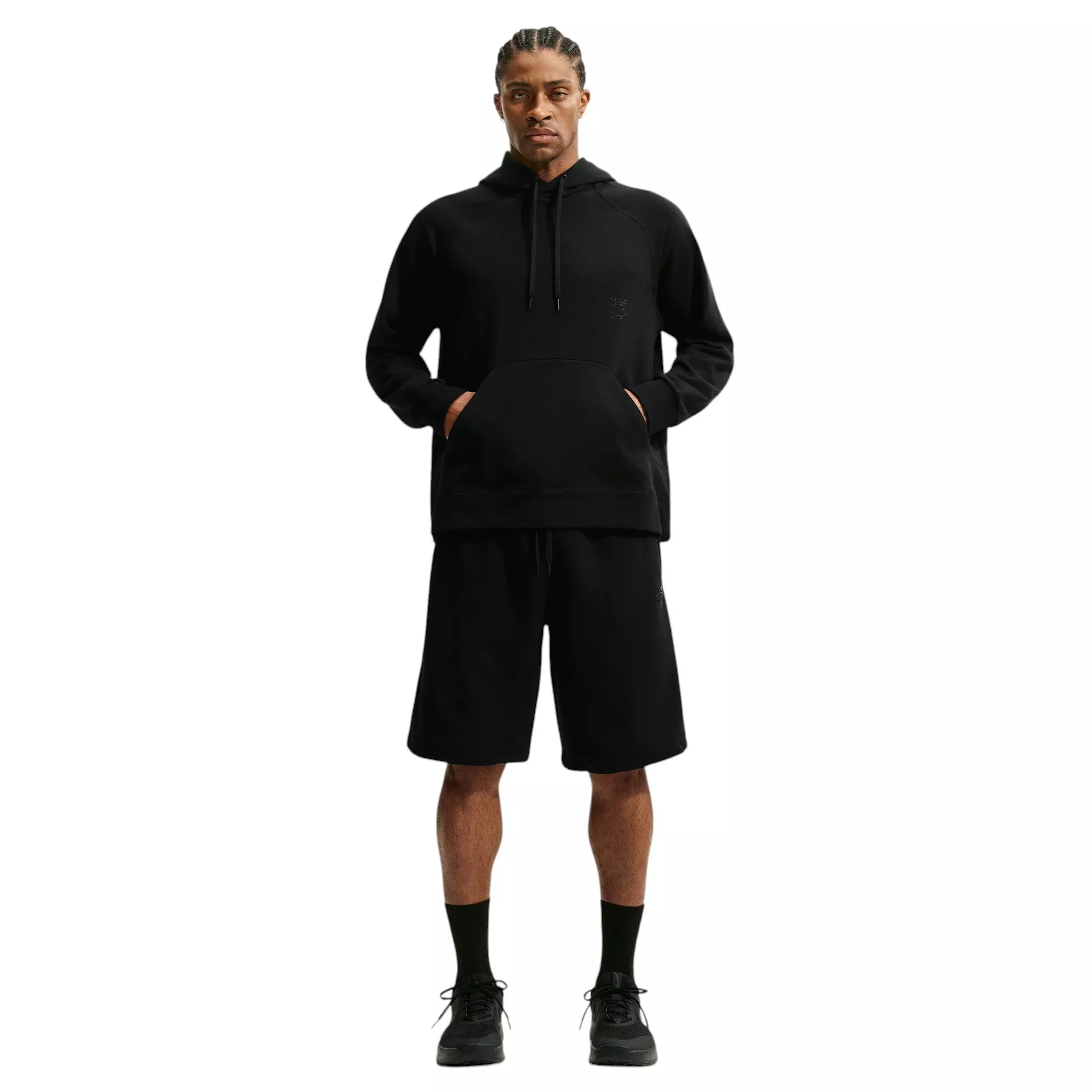 Nike Men's N.A.C. Dri-FIT Oversized Fleece Training Hoodie - BLACK
