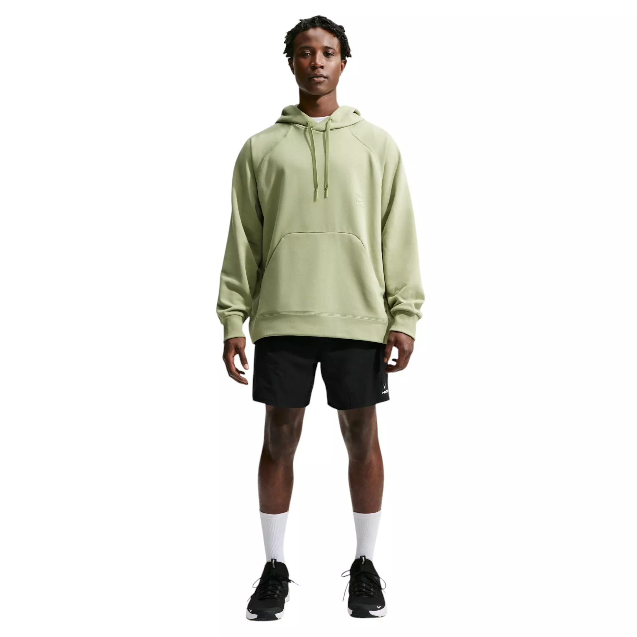 Nike Men's N.A.C. Dri-FIT Oversized Fleece Training Hoodie - BROWN
