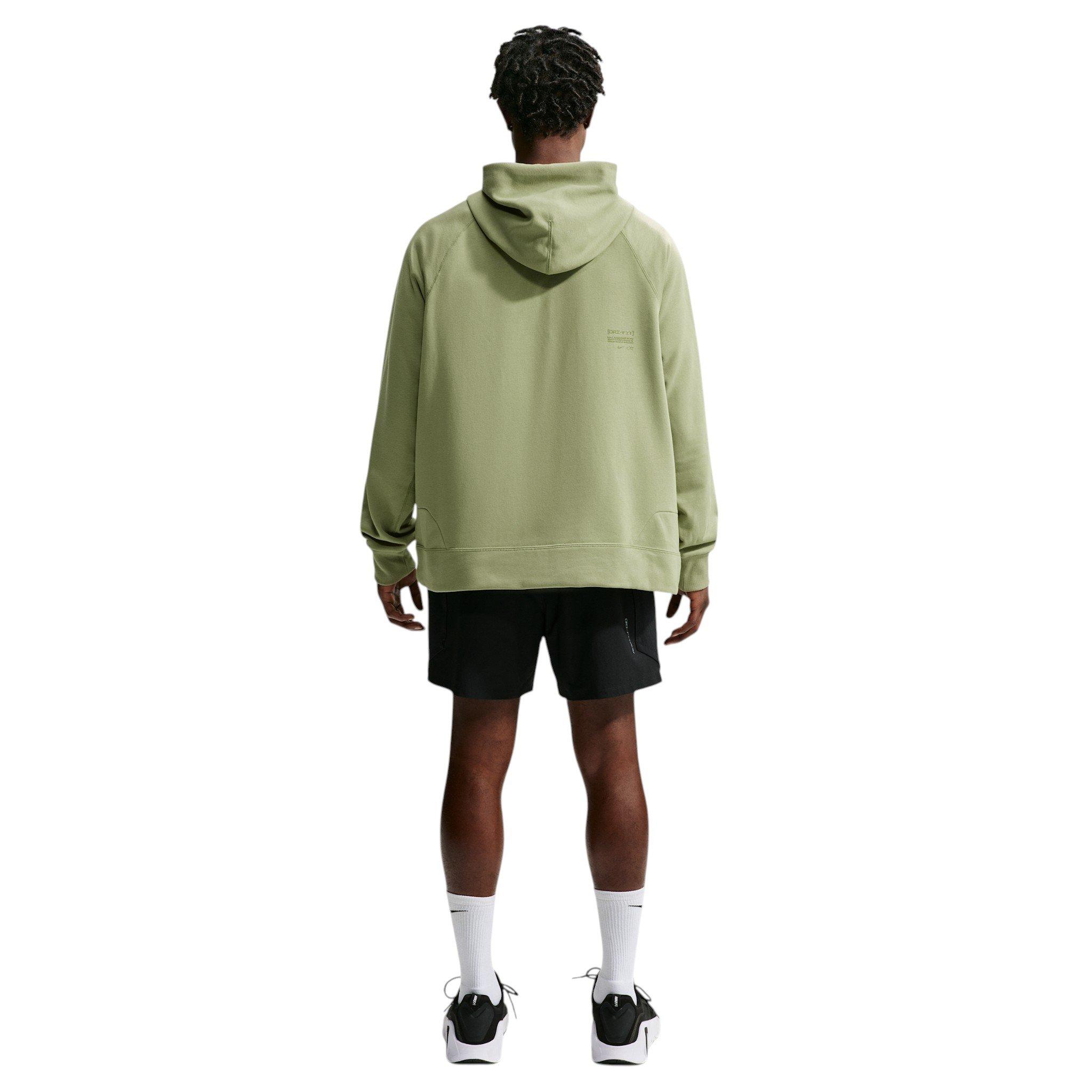 Nike Men's N.A.C. Dri-FIT Oversized Fleece Training Hoodie - BROWN