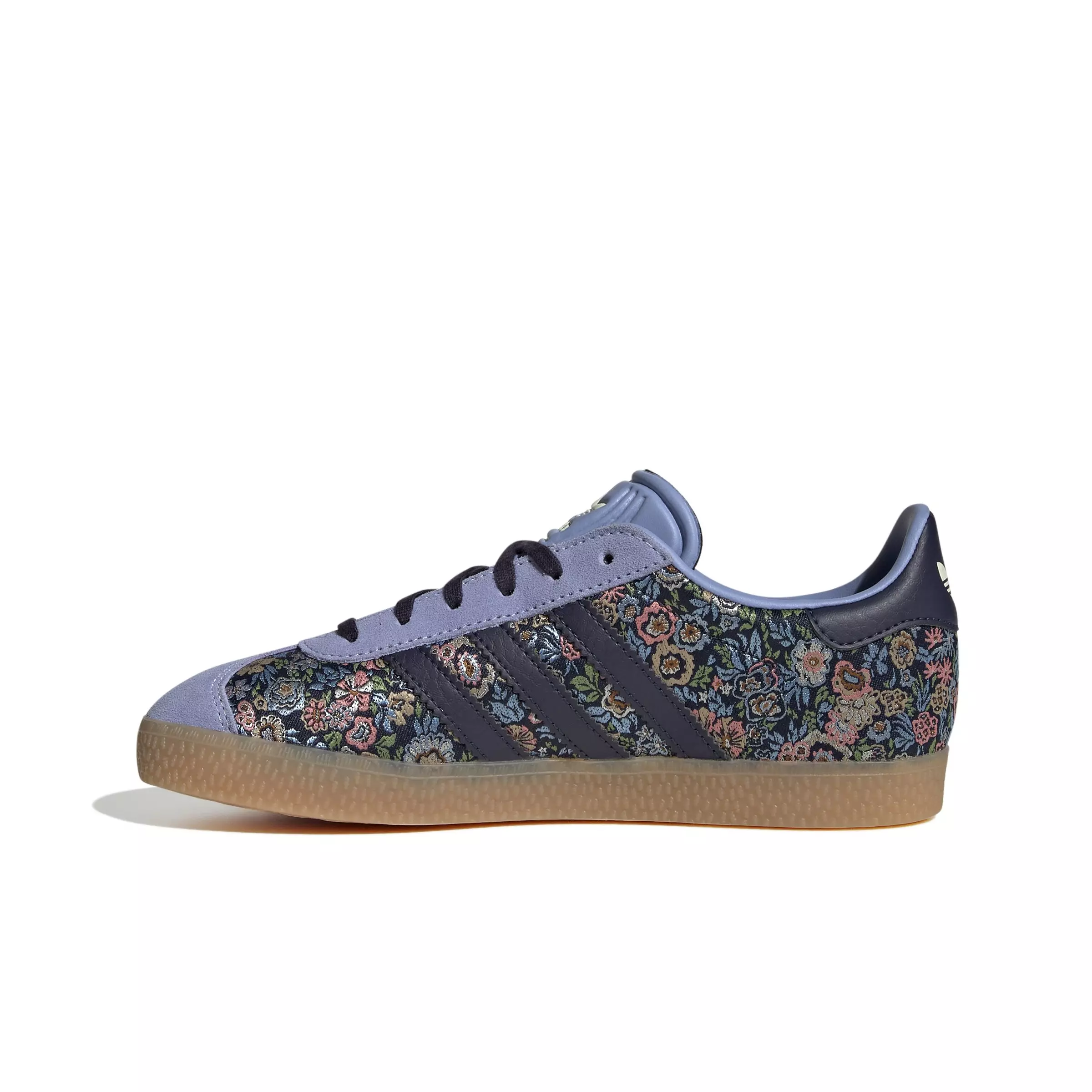 adidas Originals Gazelle x Liberty London "Supplier Color/Gum 3" Grade School Girls' Shoe - COLOR/GUM 3