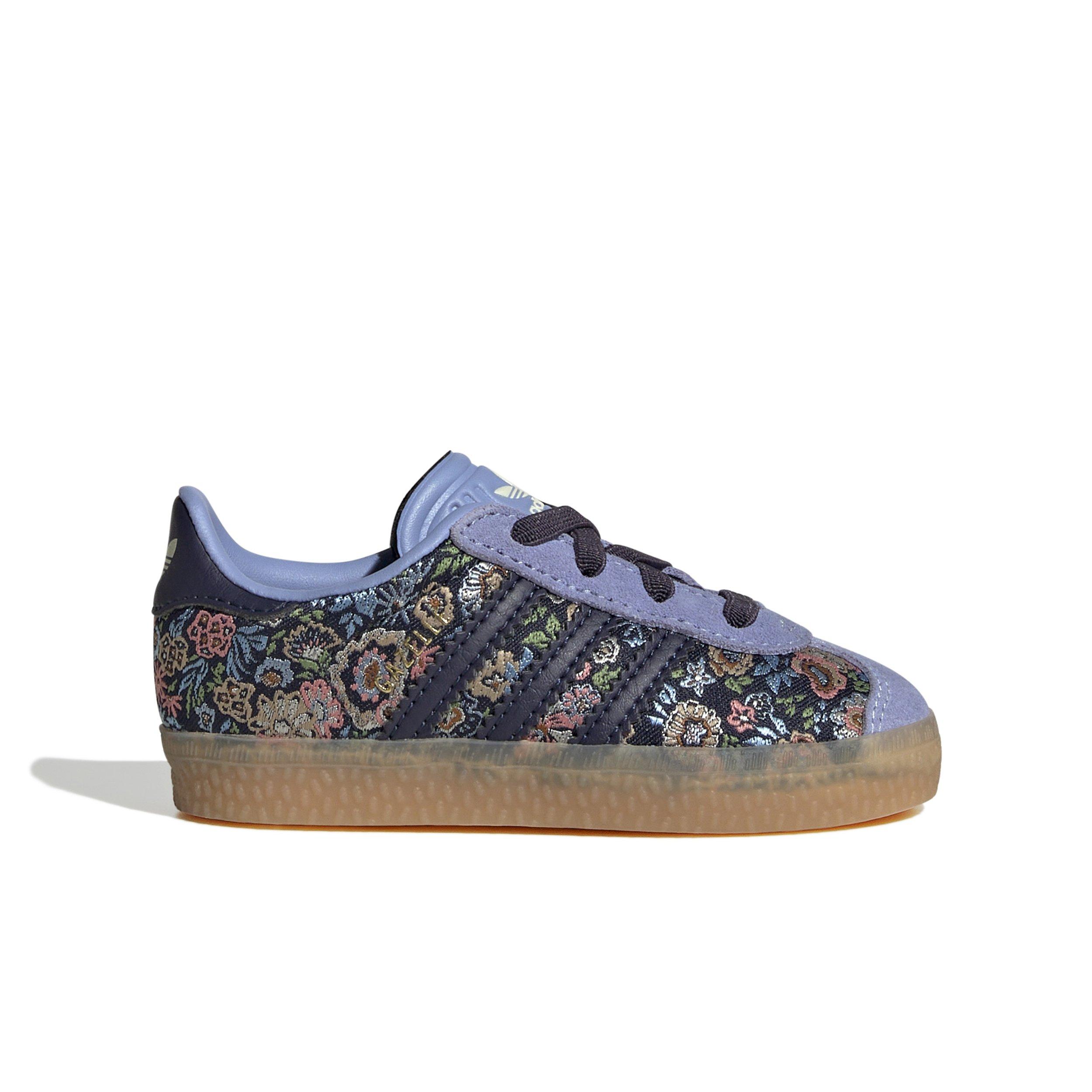 adidas Originals Gazelle x Liberty London Comfort "Supplier Color/Gum 3" Preschool Girls' Shoe - COLOR/GUM