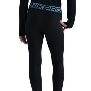 Nike Big Girls' Pro Dri-FIT Leggings with Shine Accents -Black