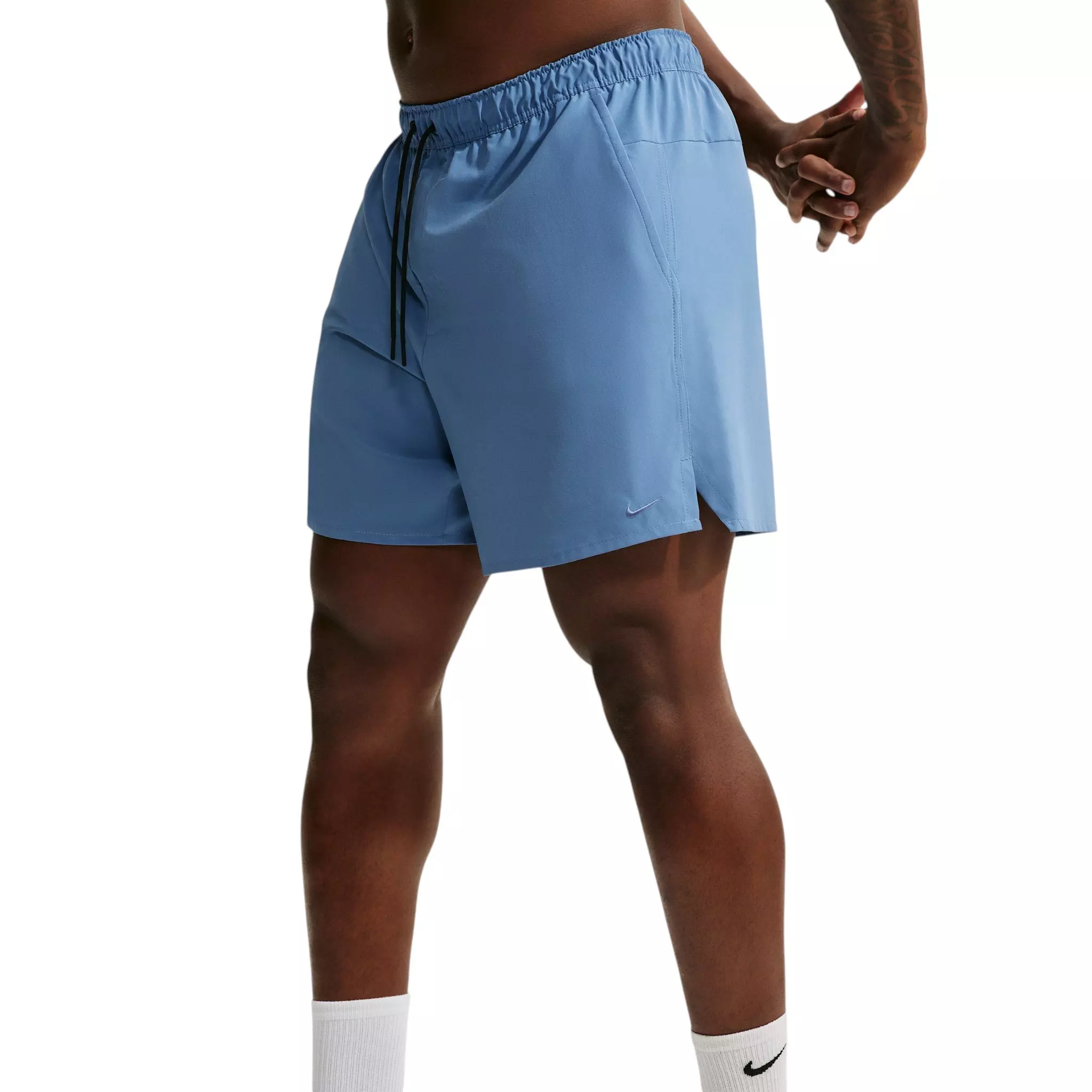 Nike Men's Unlimited Dri-FIT 7" Unlined Versatile Shorts - Indigo Storm/Black/Indigo Storm - INDIGO/BLACK/INDIGO