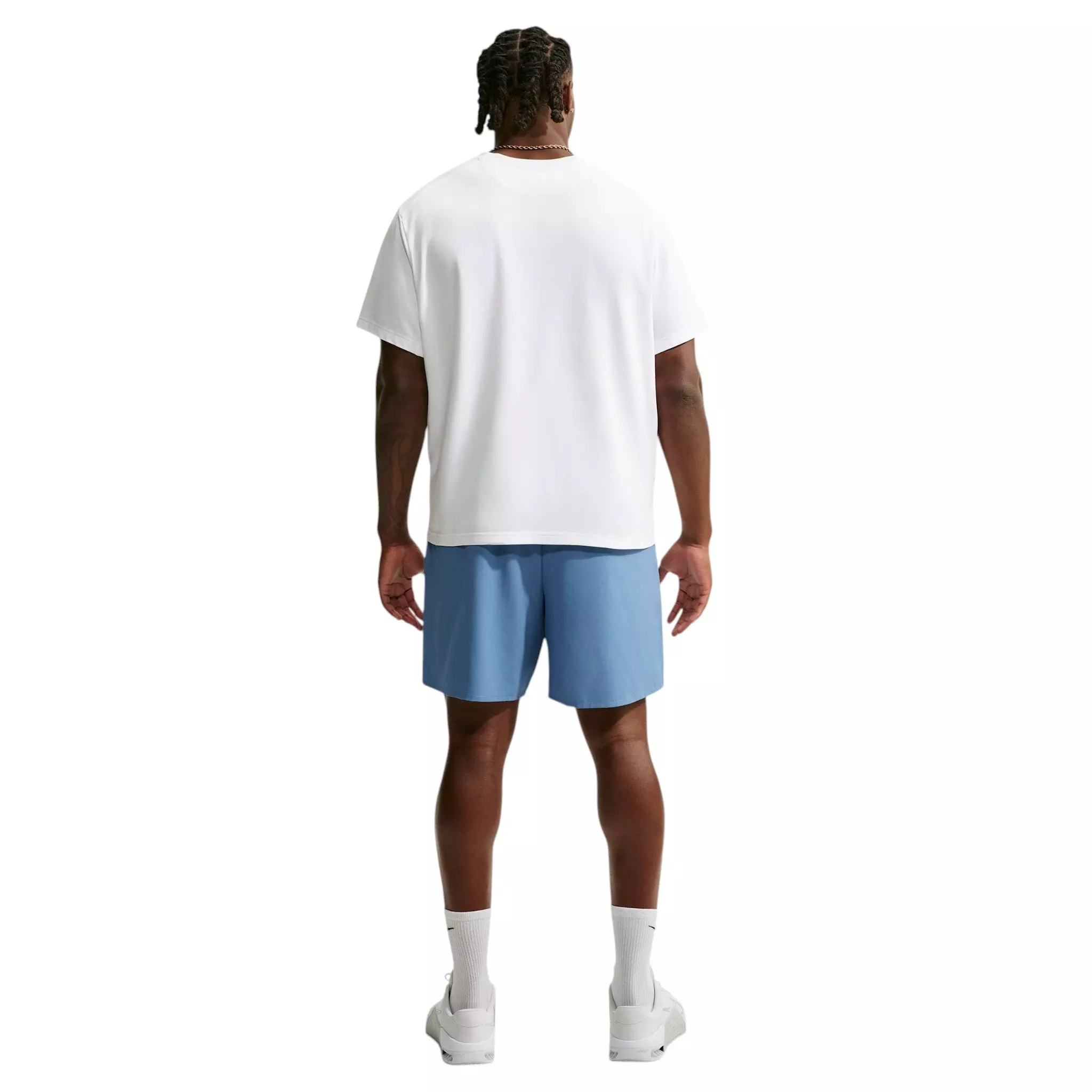 Nike Men's Unlimited Dri-FIT 7" Unlined Versatile Shorts - Indigo Storm/Black/Indigo Storm - INDIGO/BLACK/INDIGO