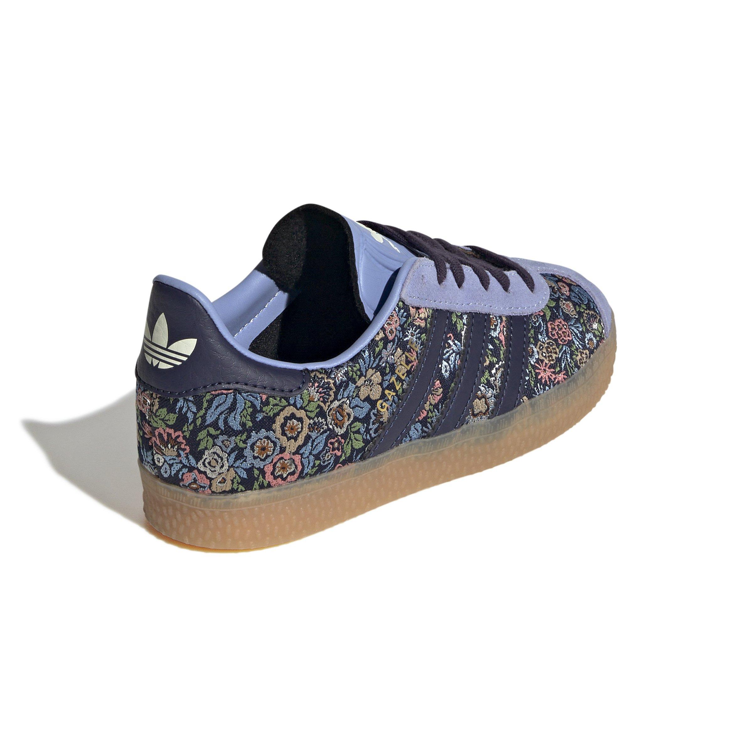 adidas Originals Gazelle Comfort Closure "Focus Blue/Solar Orange/Core Black" Infant Girls' Shoe