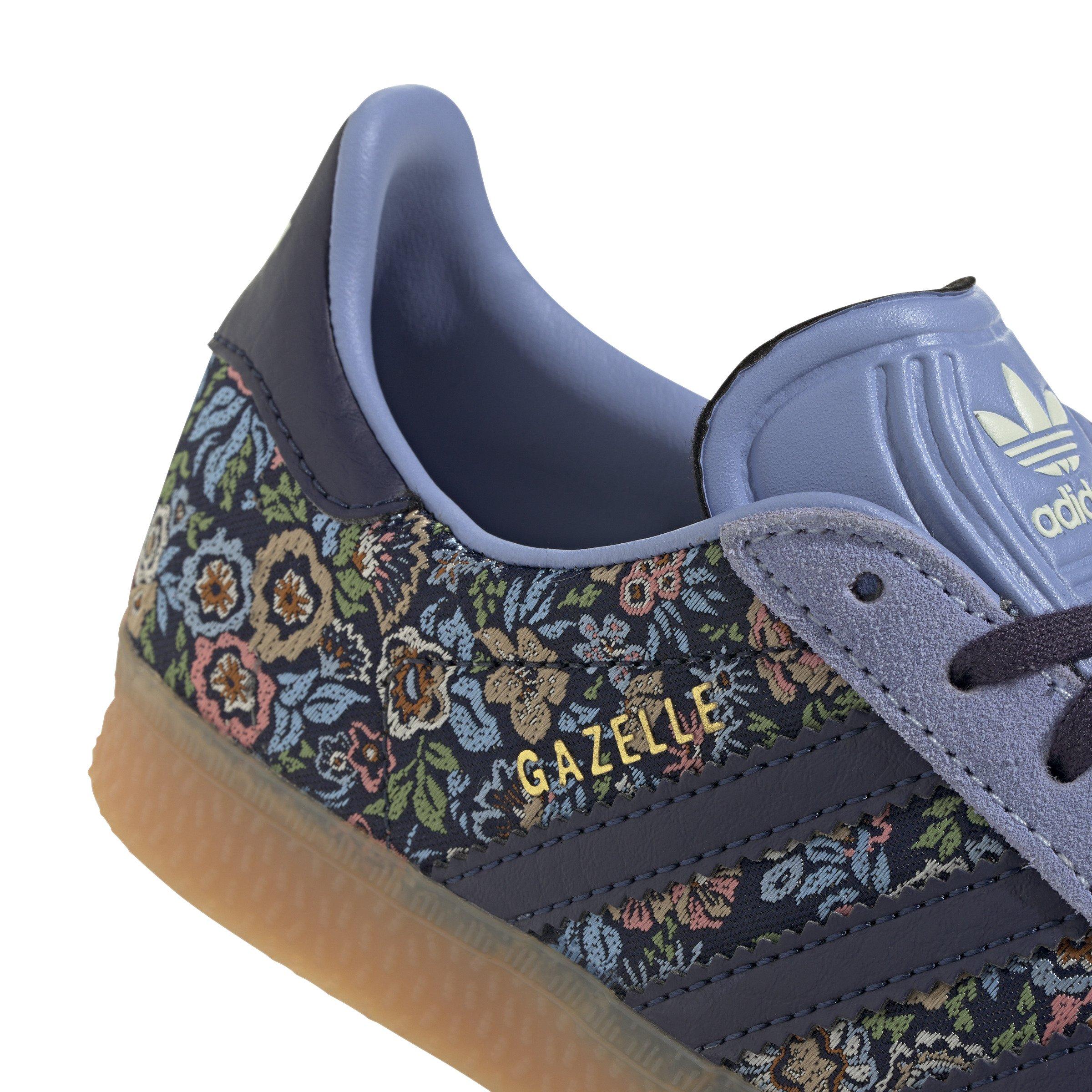 adidas Originals Gazelle Comfort Closure "Focus Blue/Solar Orange/Core Black" Infant Girls' Shoe