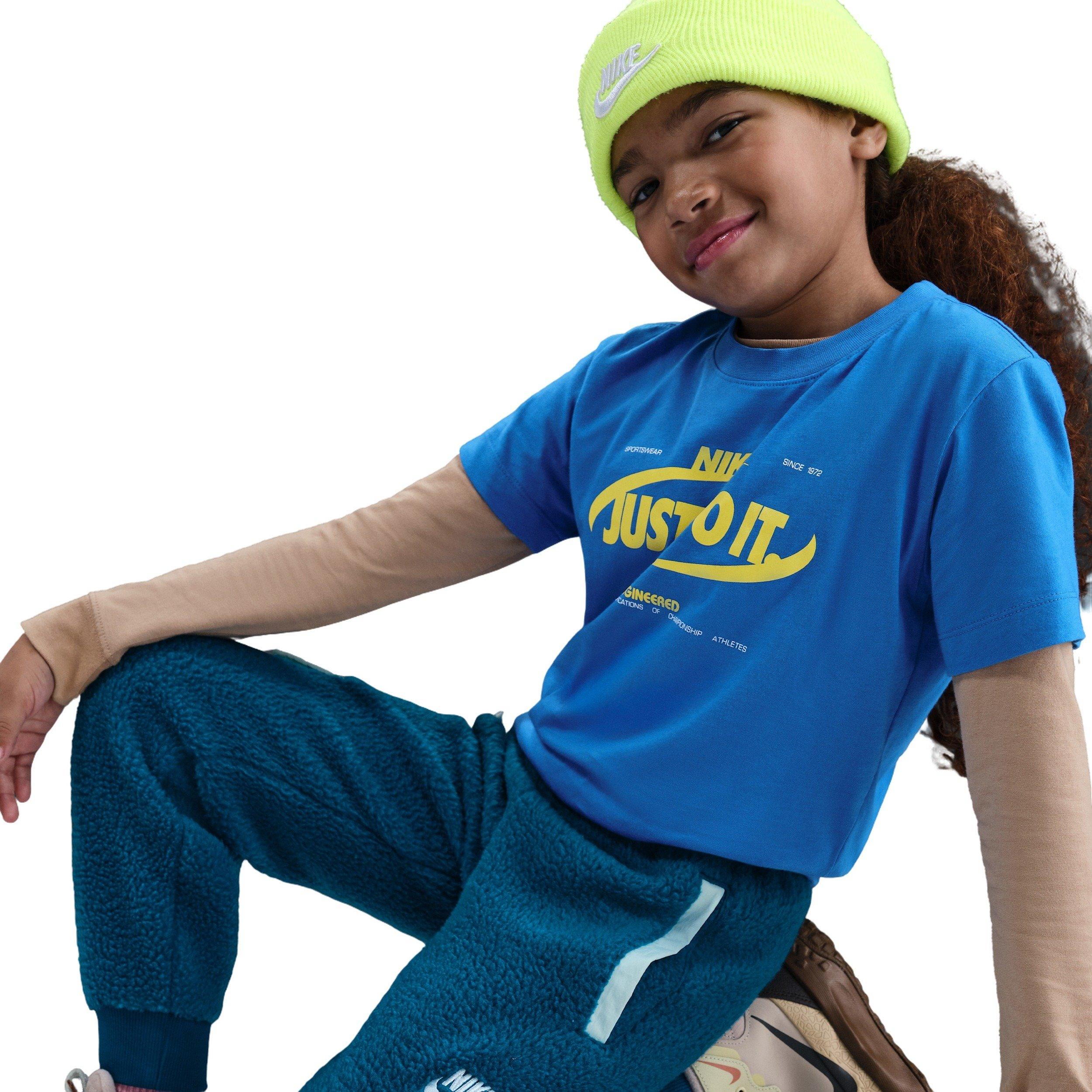 Nike Sportswear Club Fleece Big Kids' Blue Cargo Pants