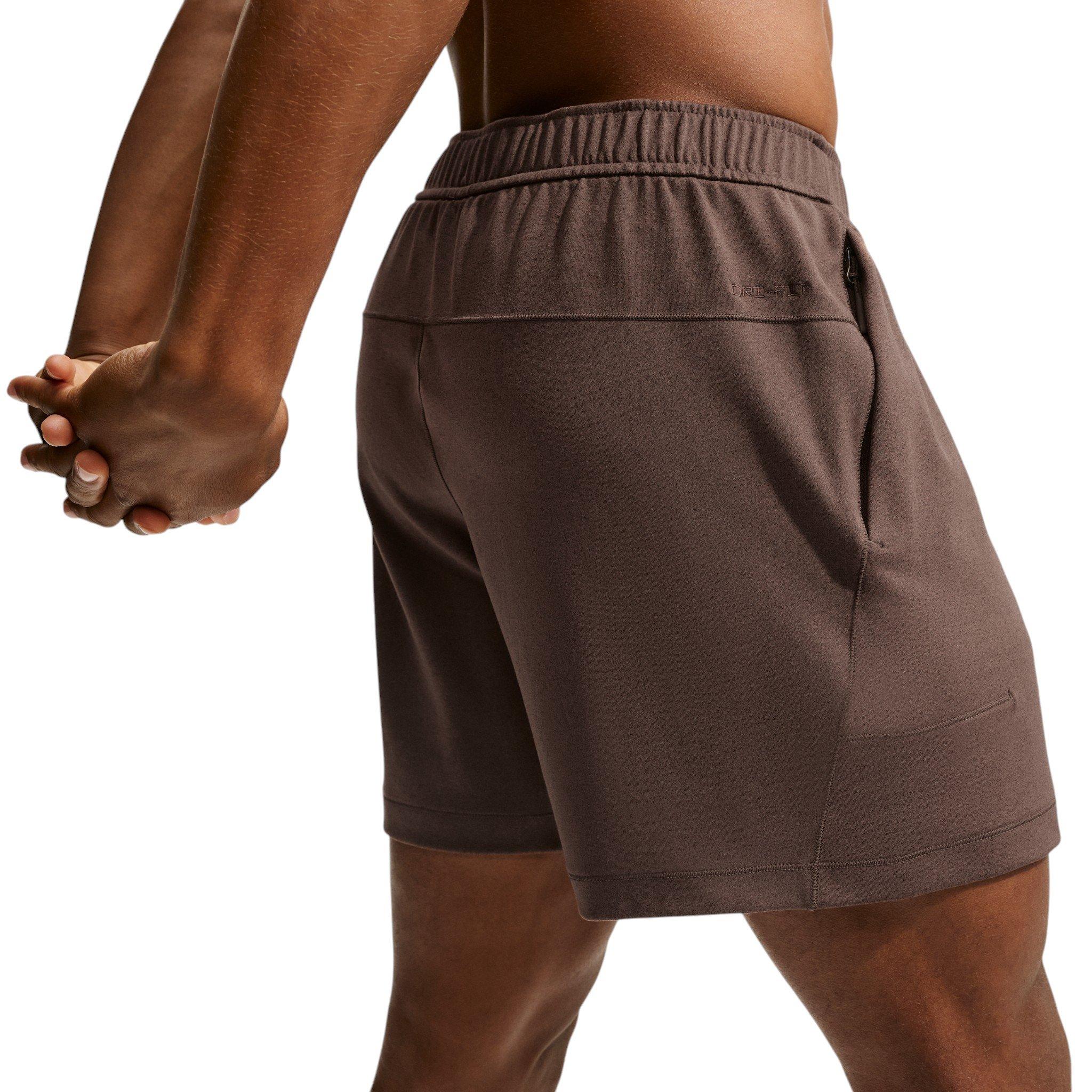Nike Men's Primary NanoKnit Dri-FIT 7" Performance Shorts - BROWN