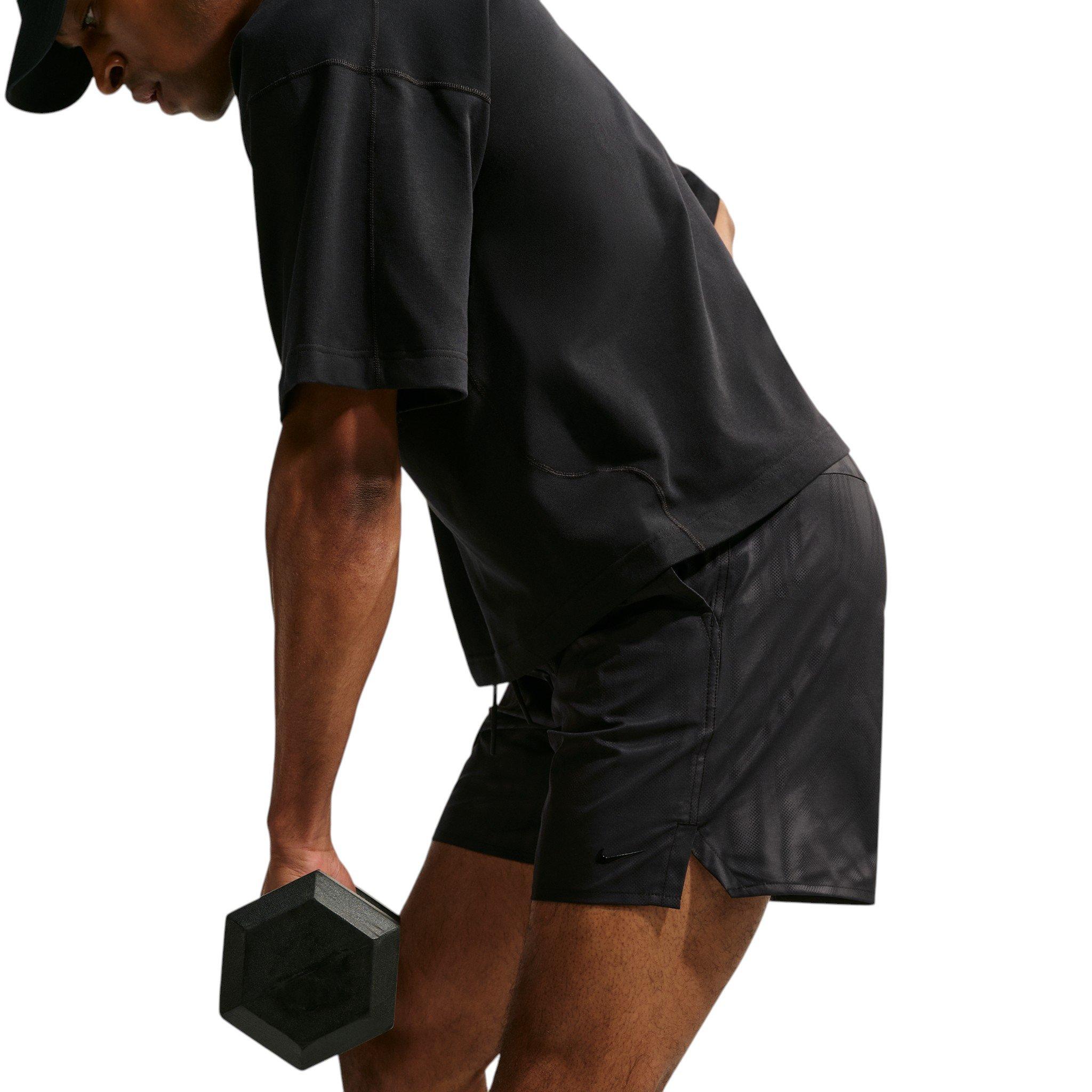 Nike Men's N.A.C. Unlimited Dri-FIT 7" Shorts - Black/Anthracite/Black - BLACK/ANTHRACITE/BLACK Thumbnail View 3