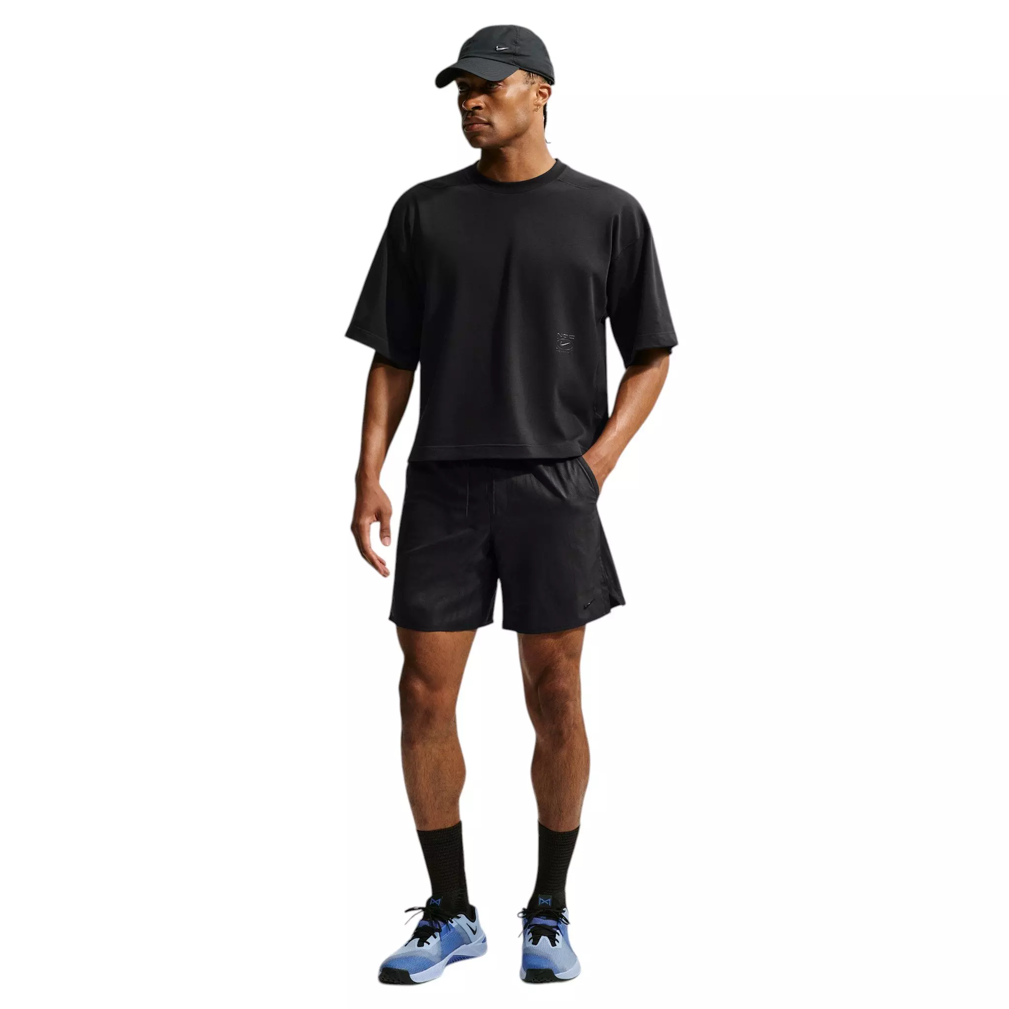 Nike Men's N.A.C. Unlimited Dri-FIT 7" Shorts - Black/Anthracite/Black - BLACK/ANTHRACITE/BLACK
