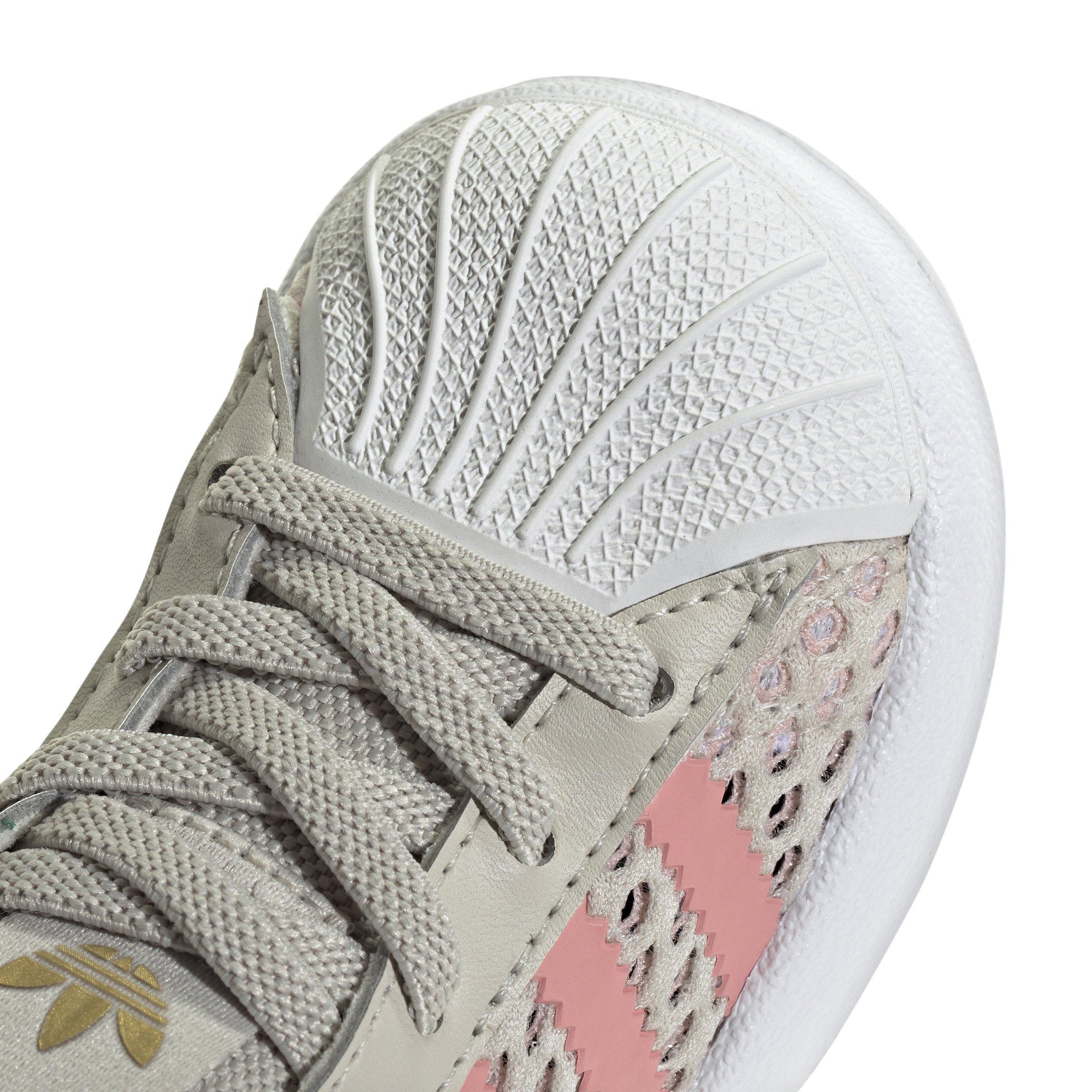 adidas Originals Adifom Superstar 360 "Wonder Alumina/Semi Pink Spark/Ftwr White" Infant Girls' Shoe - ALUMINA/PINK/WHITE Thumbnail View 8