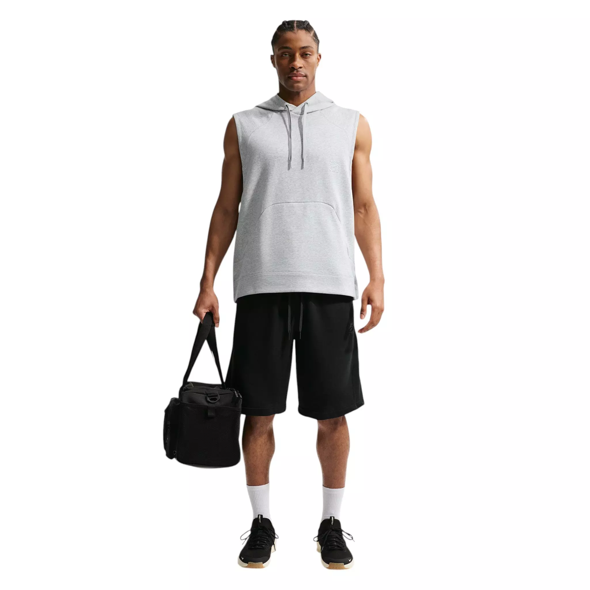 Nike Men's N.A.C. Dri-FIT Fleece Training Shorts - BLACK