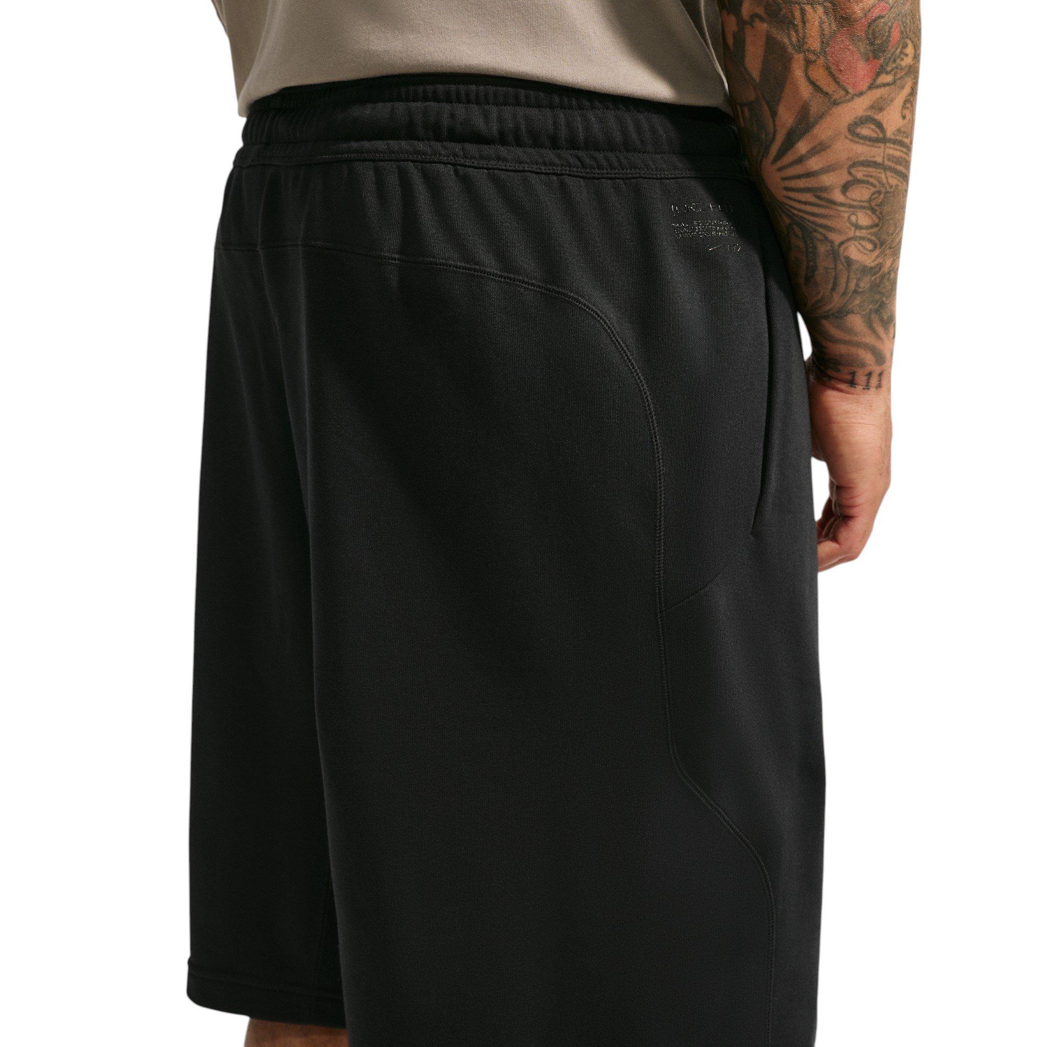 Nike Men's N.A.C. Dri-FIT Fleece Training Shorts - BLACK