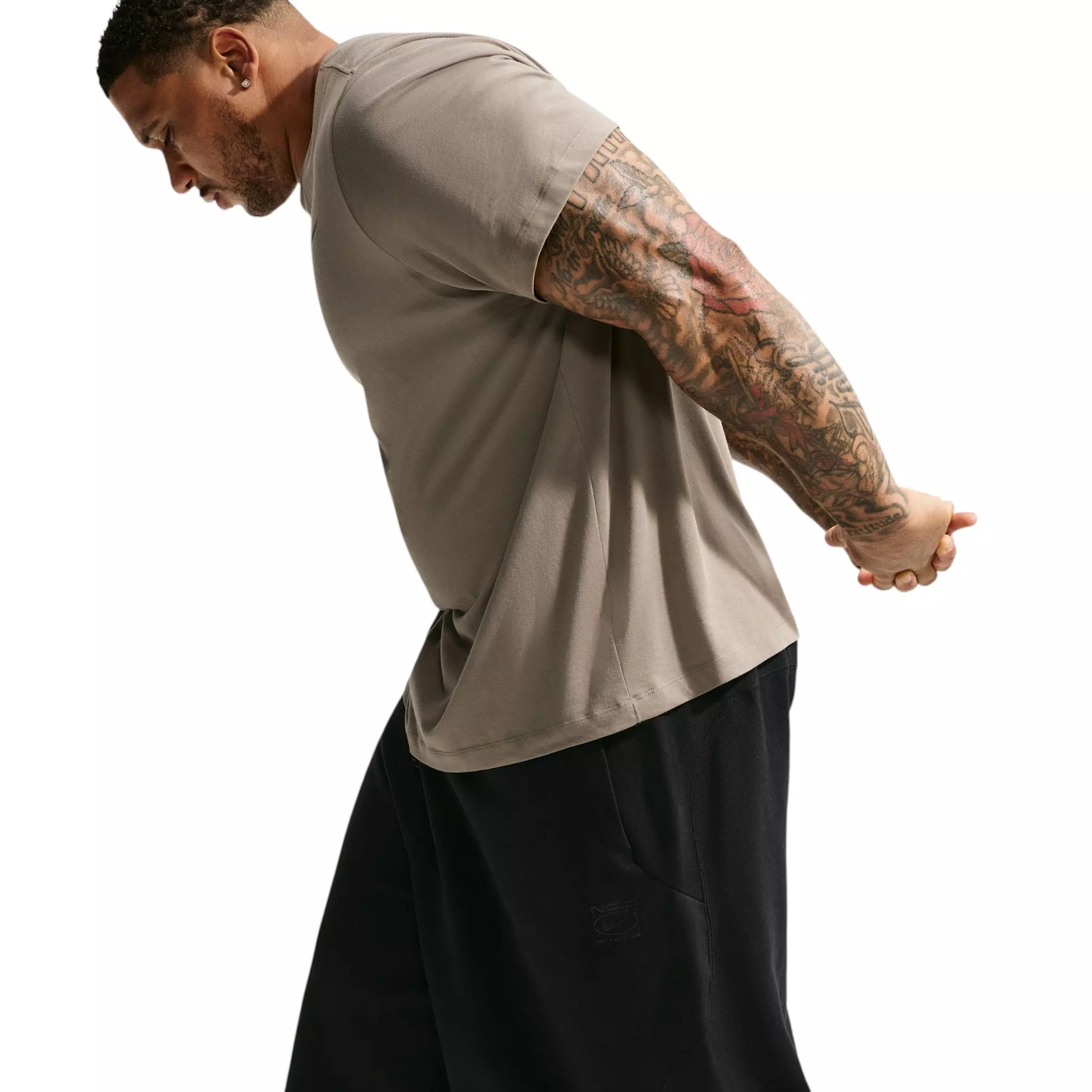 Nike Men's N.A.C. Dri-FIT Fleece Training Shorts - BLACK