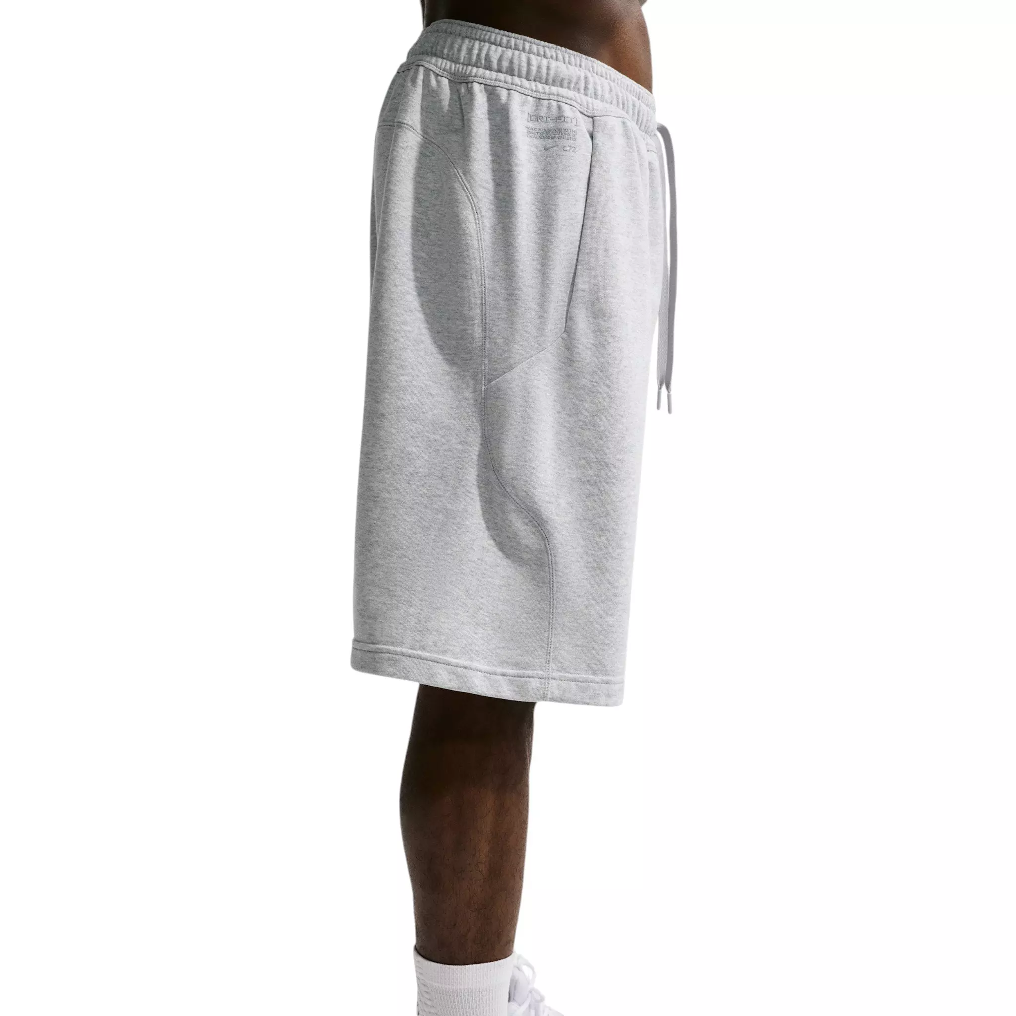 Nike Men's N.A.C. Dri-FIT Fleece Training Shorts - GREY