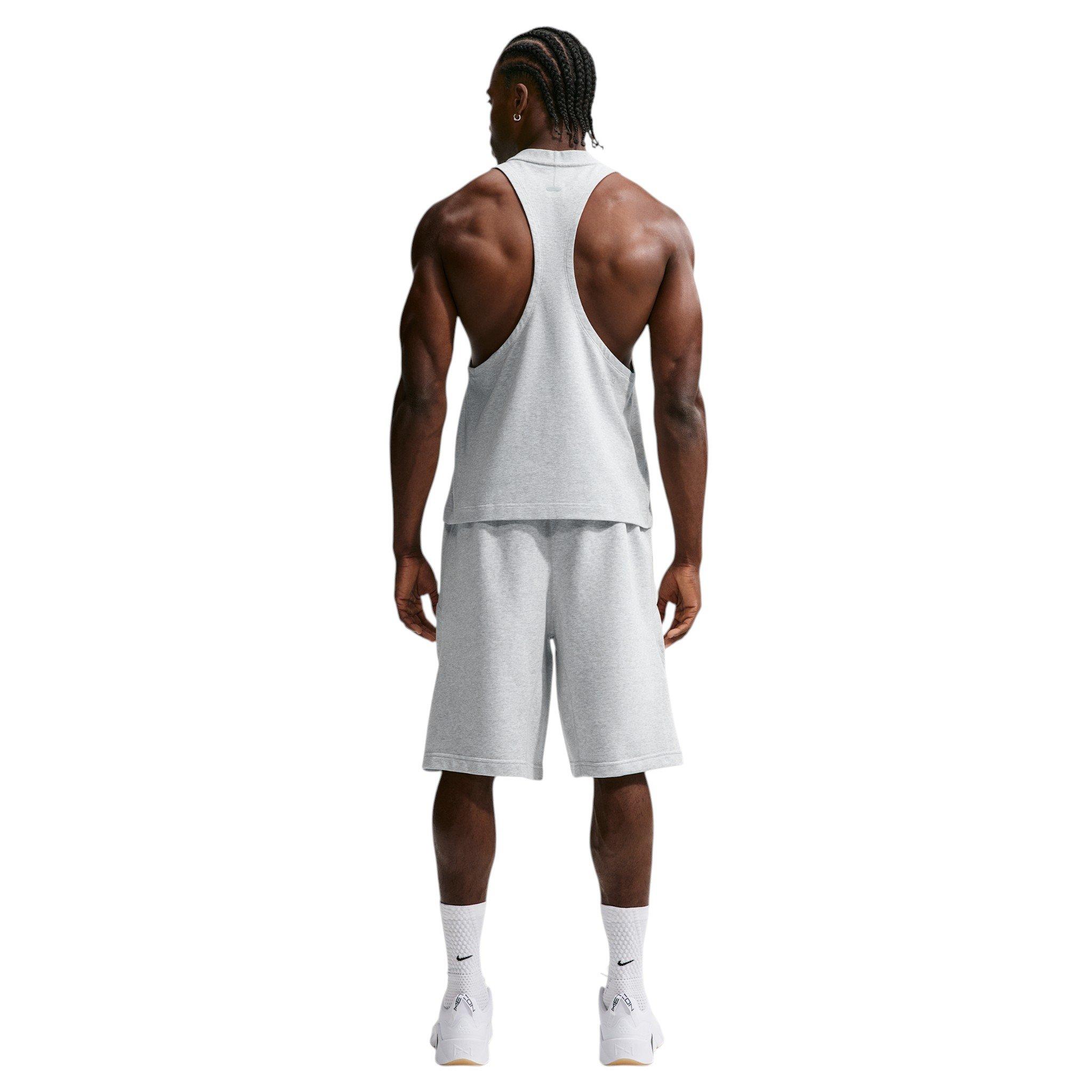 Nike Men's N.A.C. Dri-FIT Fleece Training Shorts - GREY