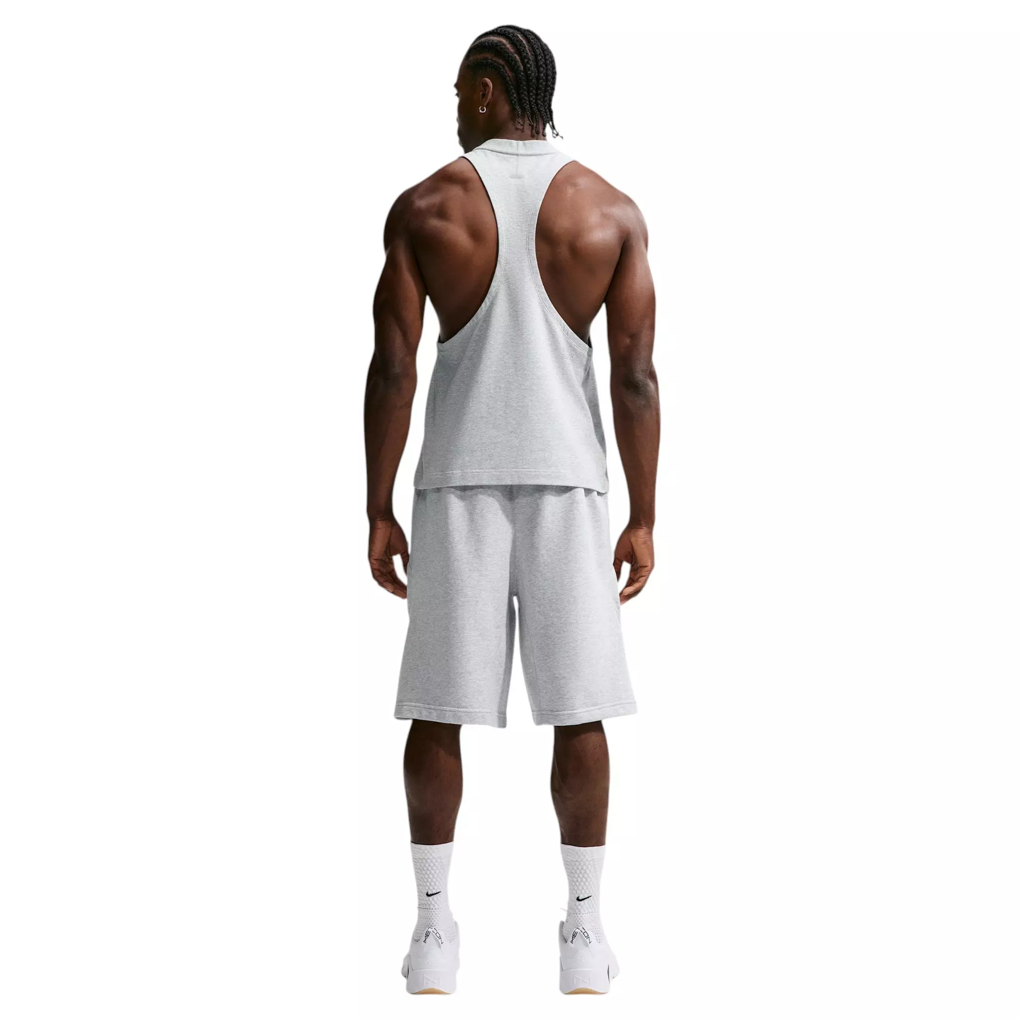 Nike Men's N.A.C. Dri-FIT Fleece Training Shorts - GREY