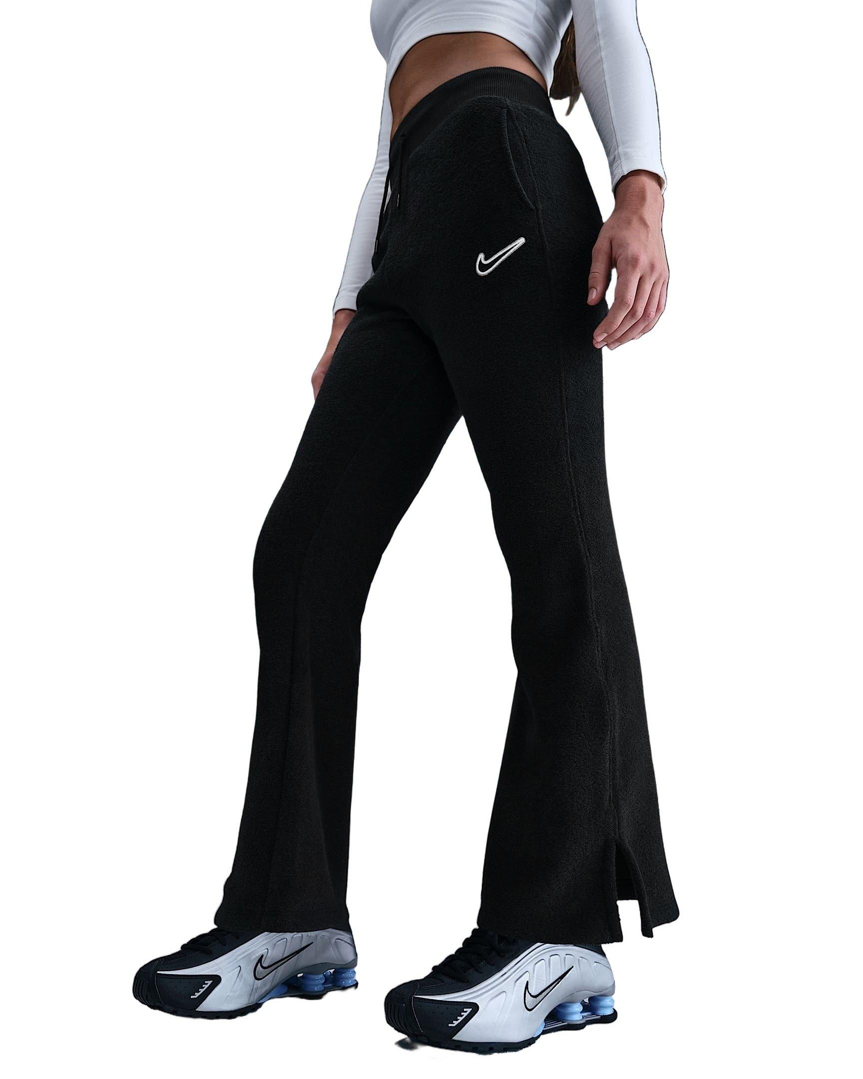 Nike Big Girls' Sportswear Cozy Fleece Pants - Black - BLACK Thumbnail View 1