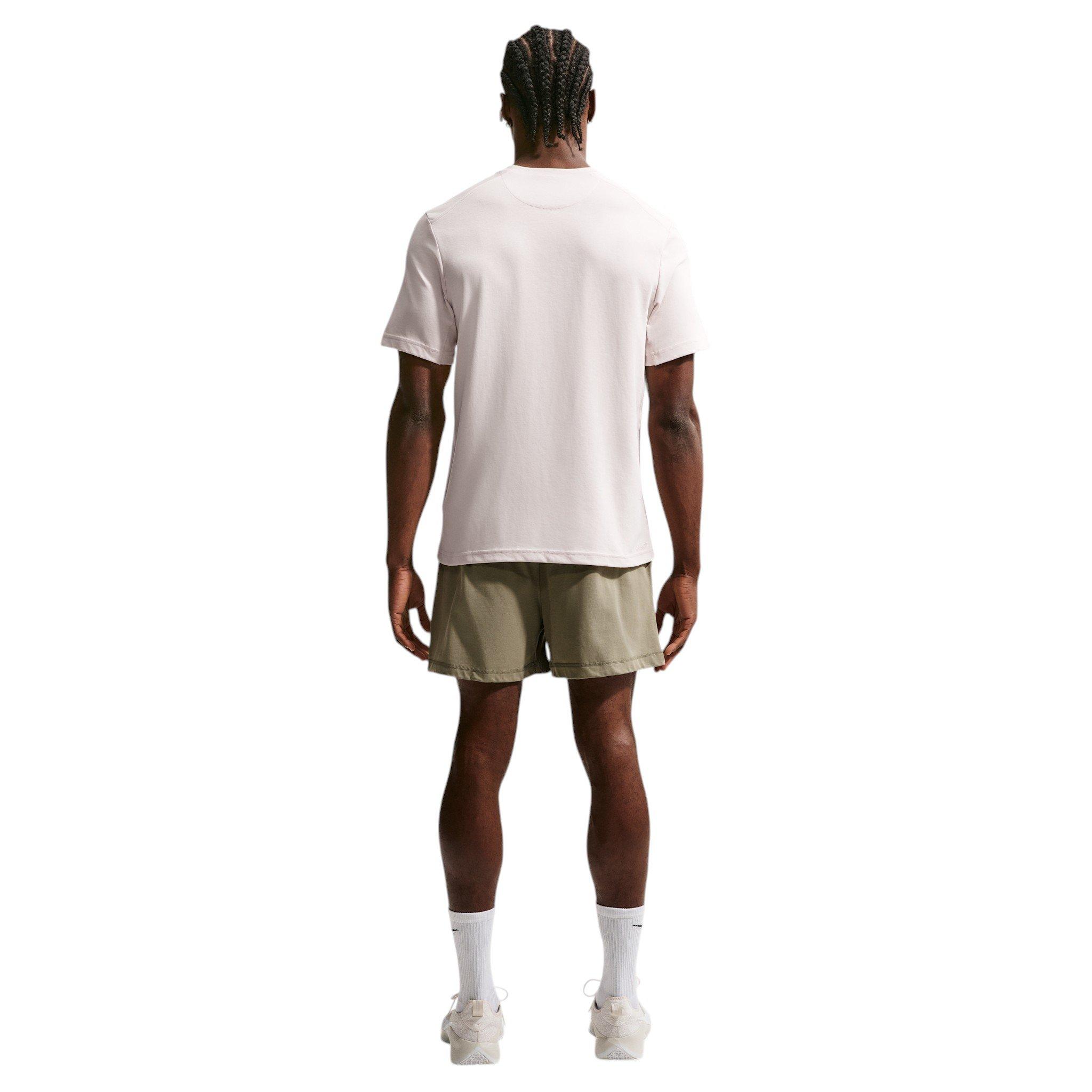 Nike Men's Primary Dri-FIT Short-Sleeve Versatile Top - BROWN Thumbnail View 5