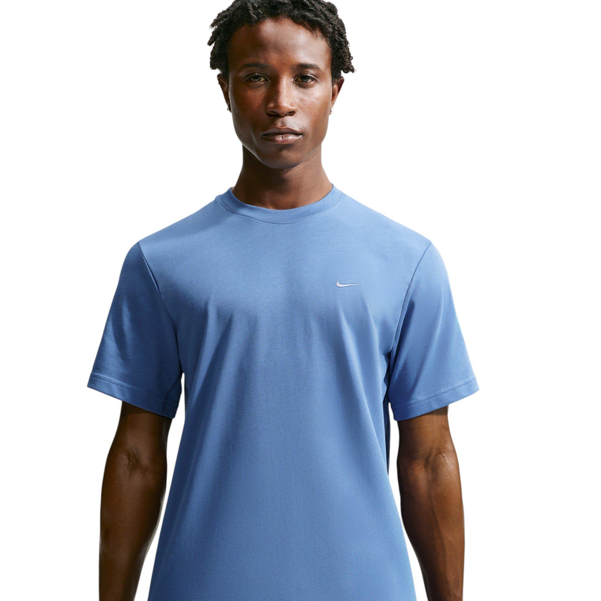 Nike Men's Primary Dri-FIT Short-Sleeve Versatile Top - BLUE Thumbnail View 1