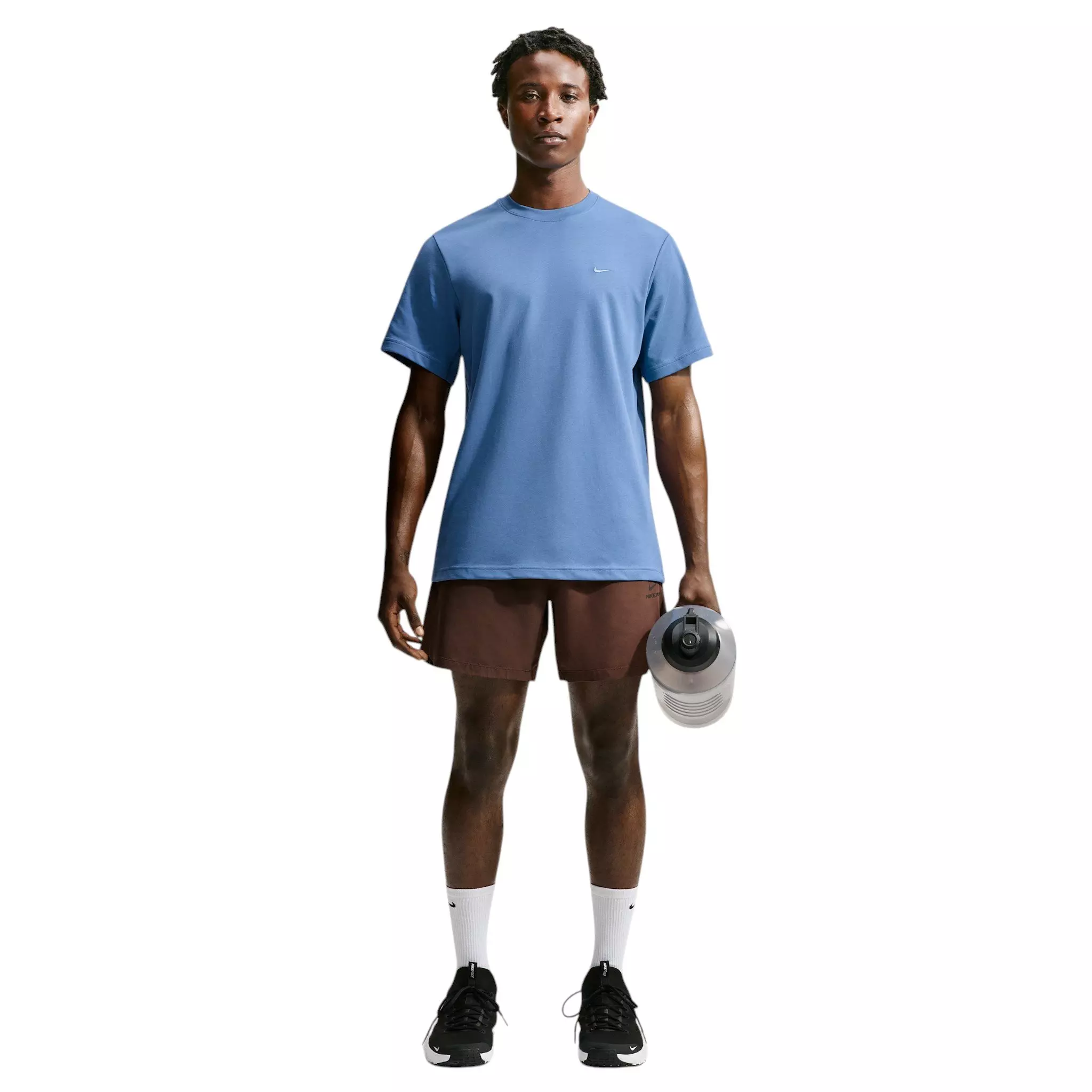 Nike Men's Primary Dri-FIT Short-Sleeve Versatile Top - BLUE