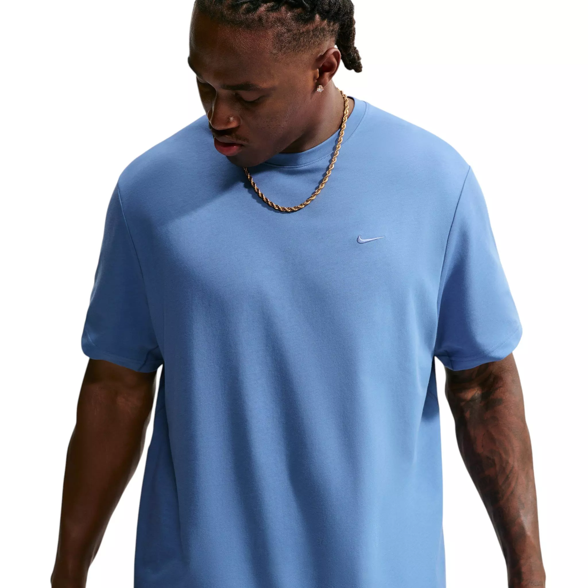 Nike Men's Primary Dri-FIT Short-Sleeve Versatile Top - BLUE