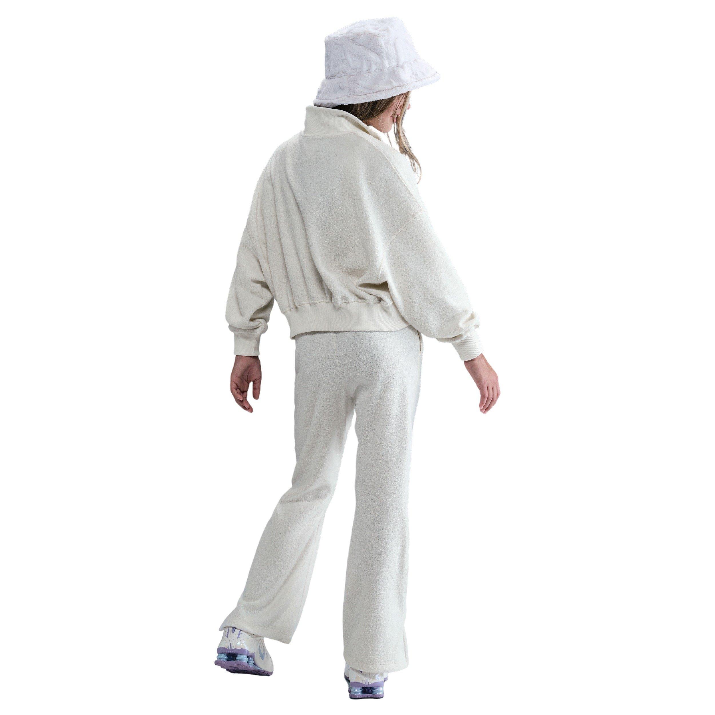 Nike Big Girls' Sportswear Cozy Fleece Pants - Pearl - PEARL Thumbnail View 2