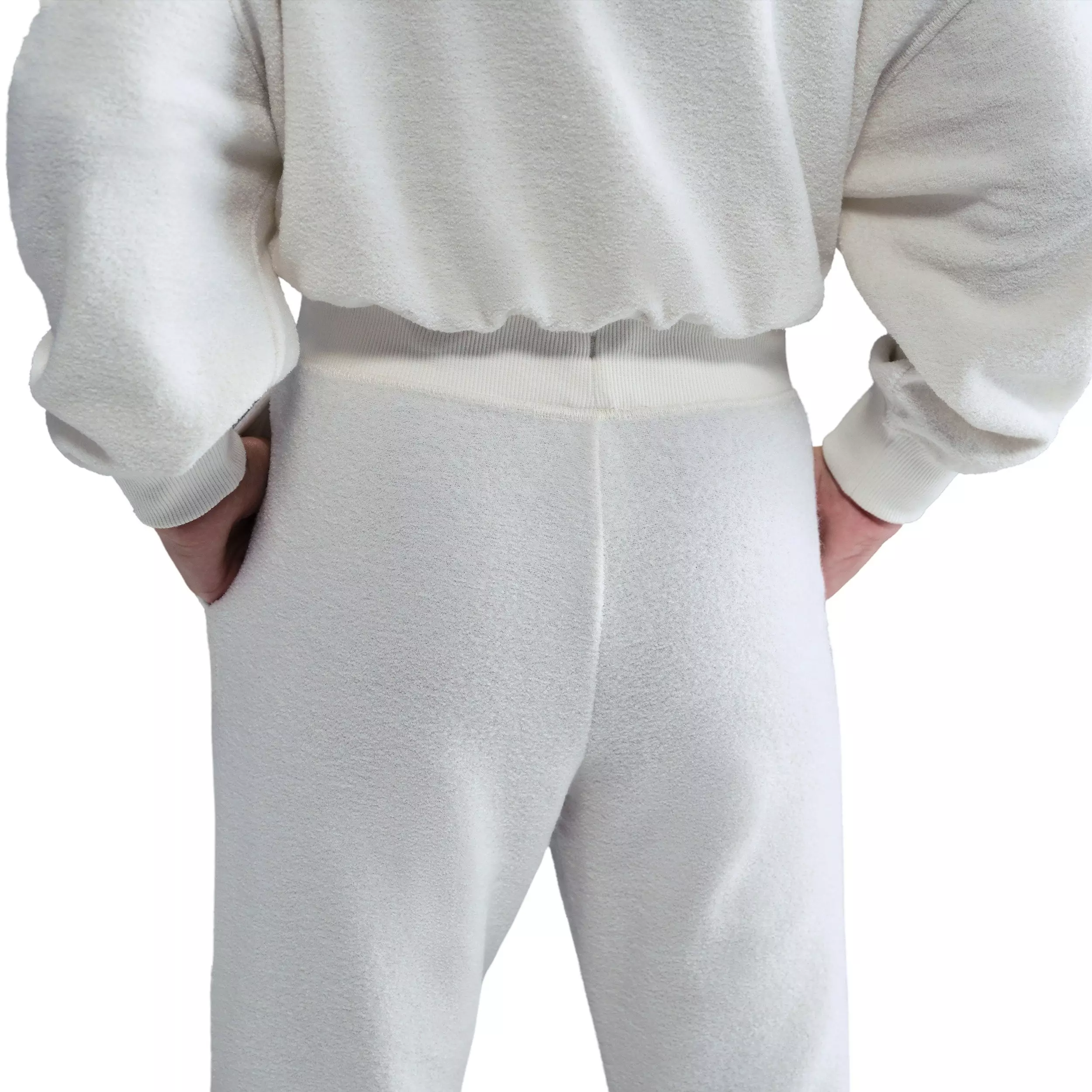 Nike Big Girls' Sportswear Cozy Fleece Pants - Pearl - PEARL