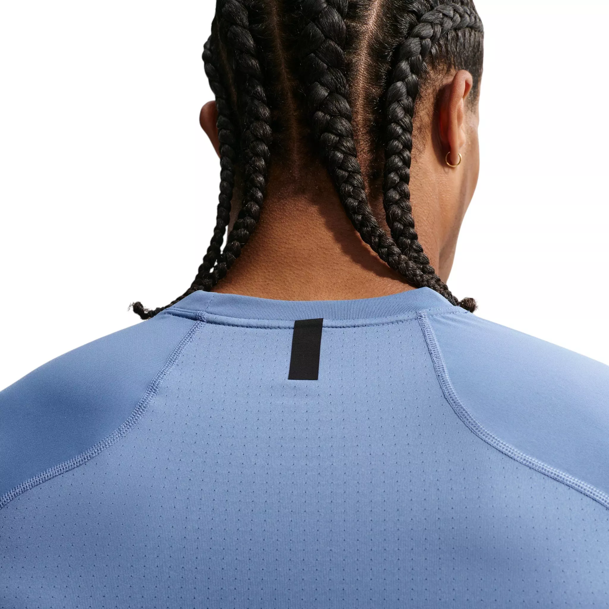 Nike Men's Pro Training Dri-FIT Short-Sleeve Top - Indigo Storm/Black - INDIGO/BLACK