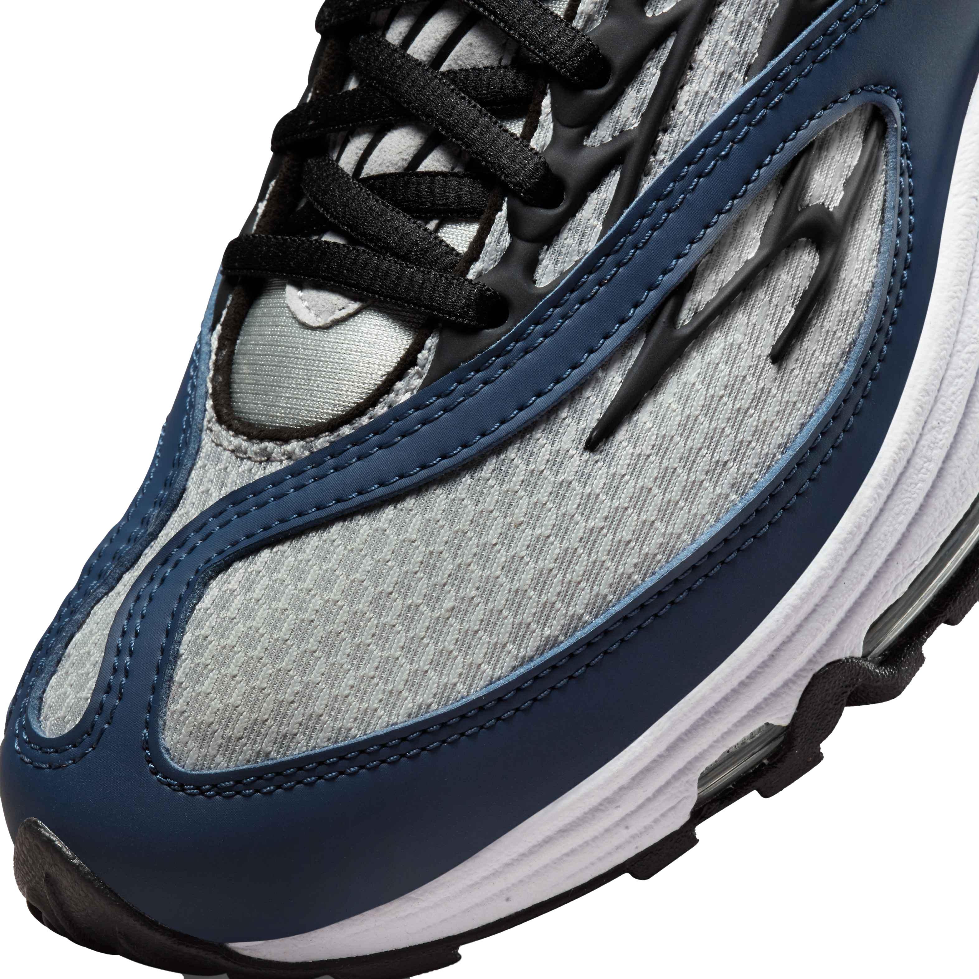 Nike Air Tuned Max "Midnight Navy/Black-Grey Fog" Men's Shoe - BLUE Thumbnail View 5