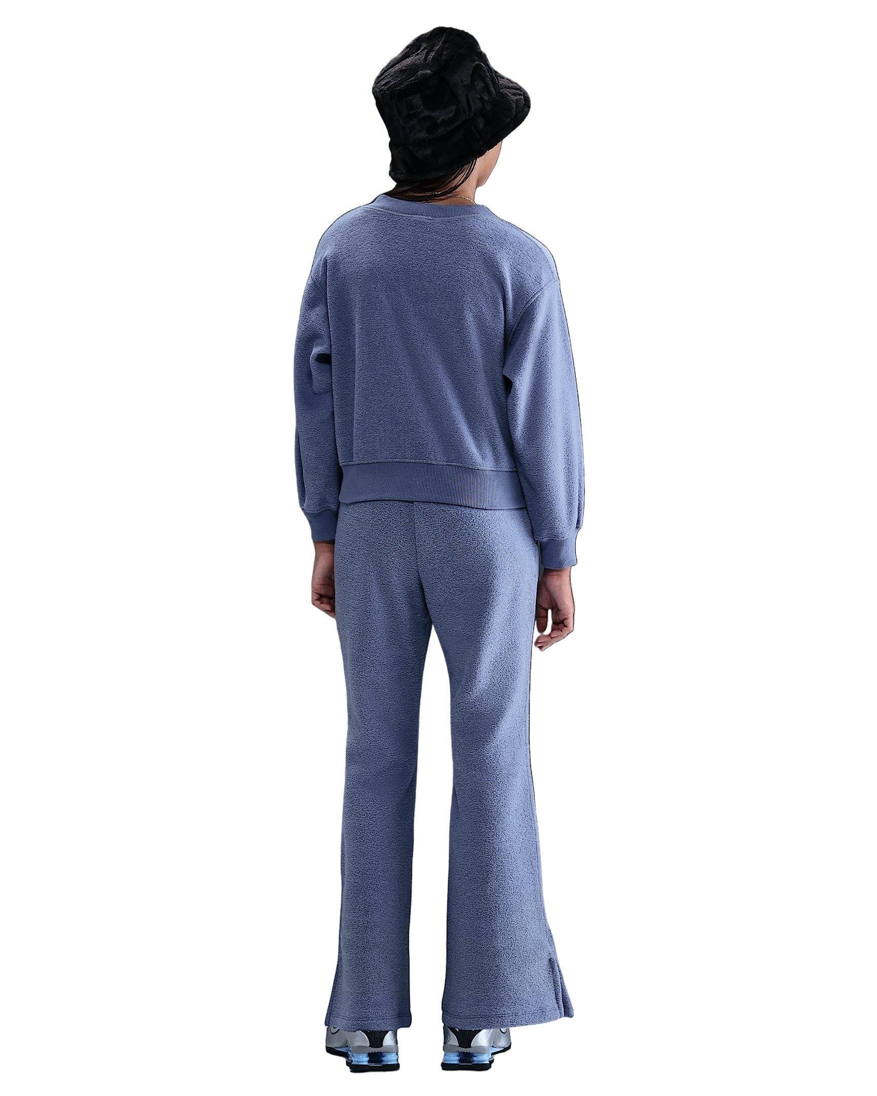 Nike Big Girls' Sportswear Cozy Fleece Pants - Blue - BLUE Thumbnail View 5